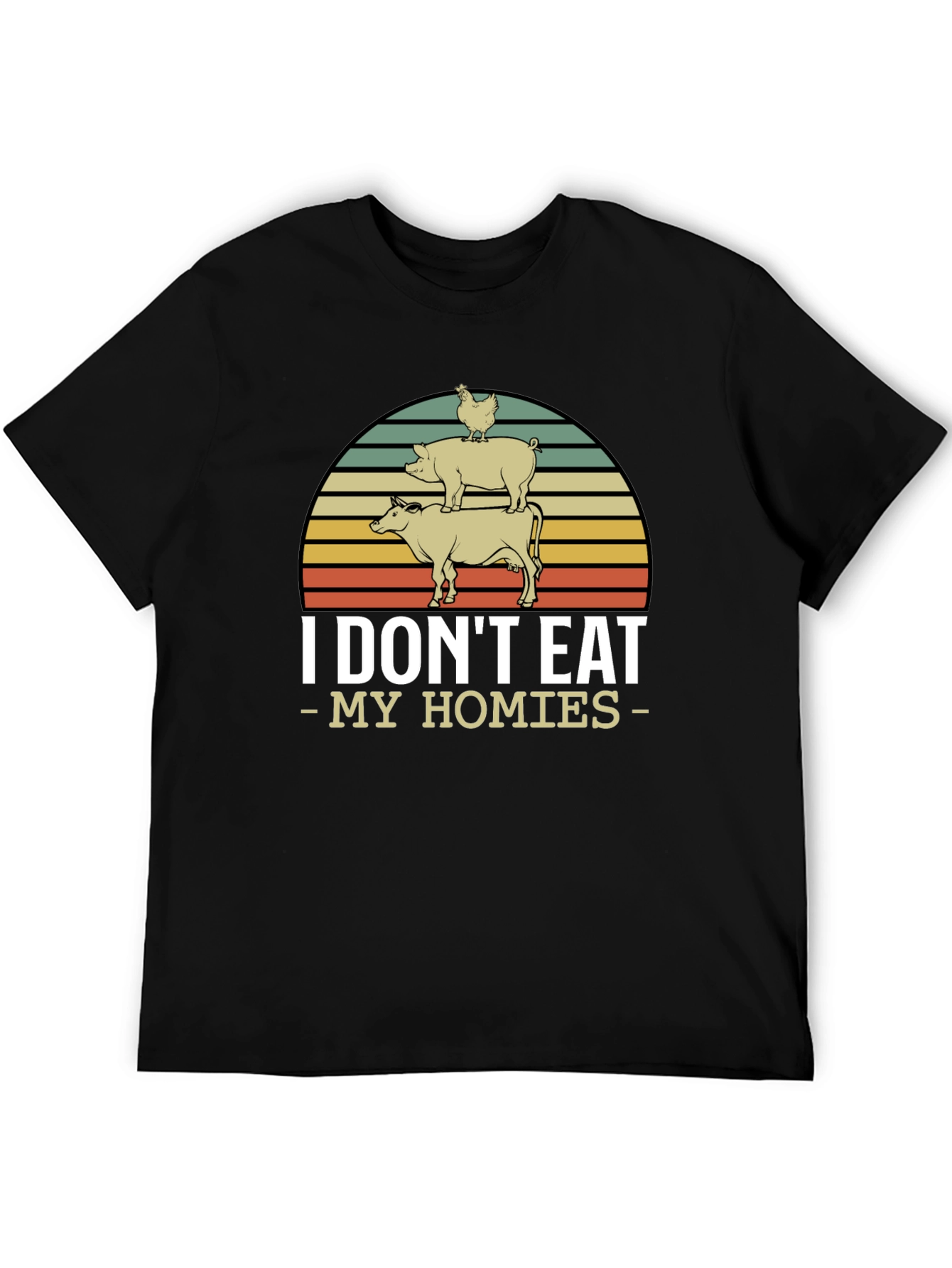 Vegan I Dont Eat My Homies T-Shirt