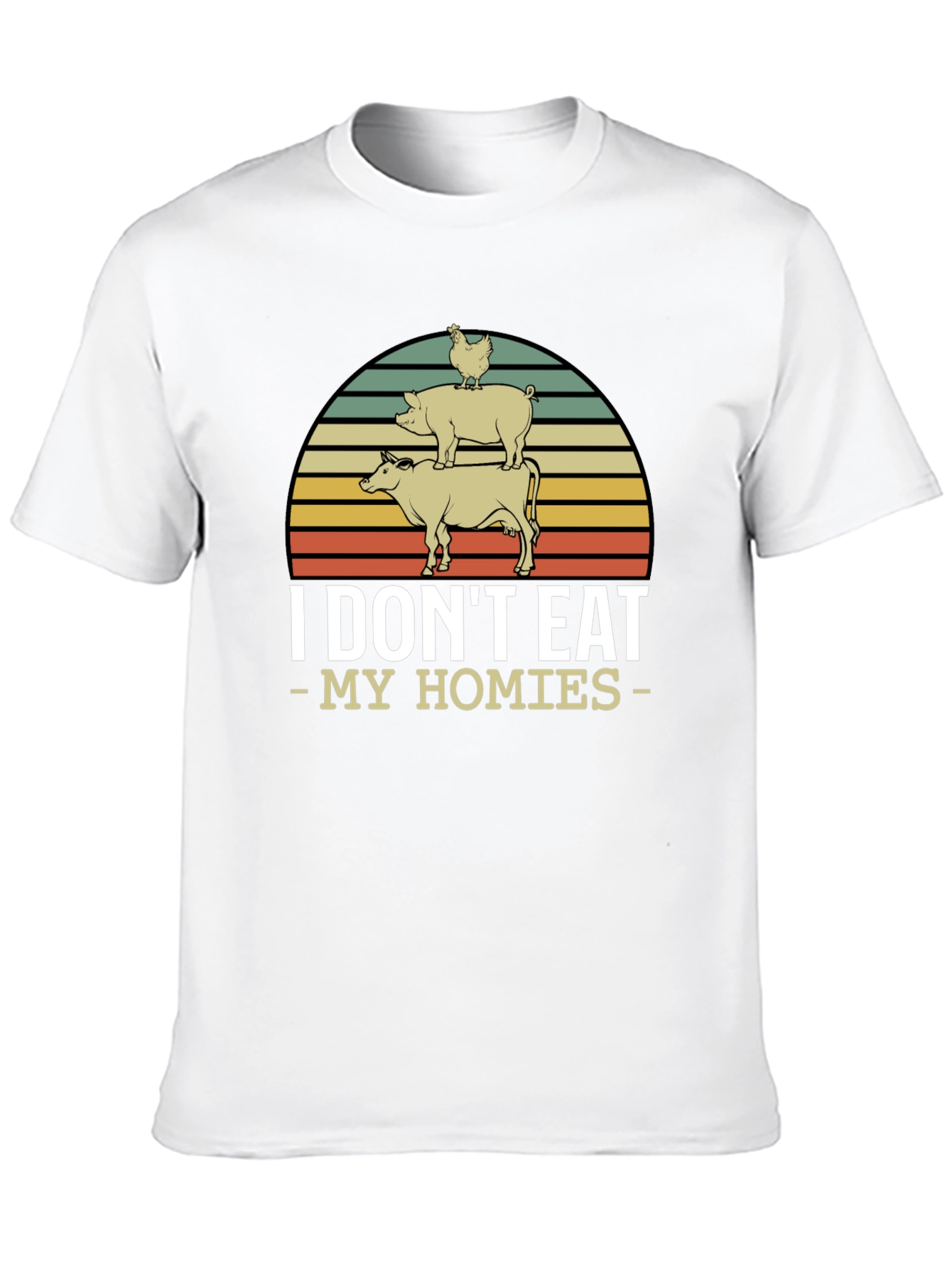 Vegan I Dont Eat My Homies T-Shirt