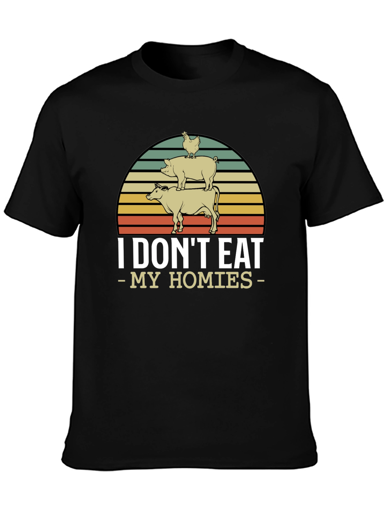 Vegan I Dont Eat My Homies T-Shirt