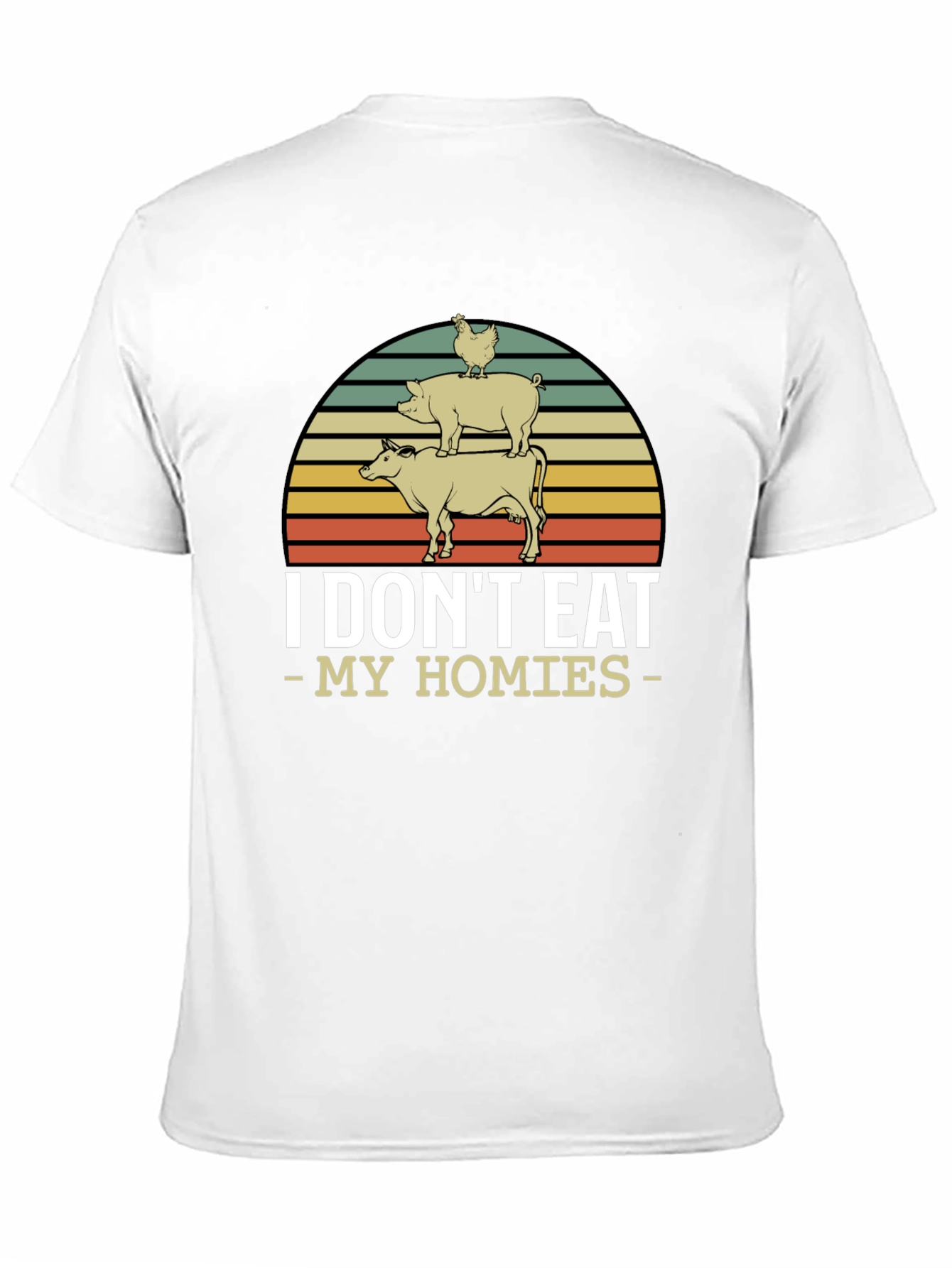 Vegan I Dont Eat My Homies T-Shirt