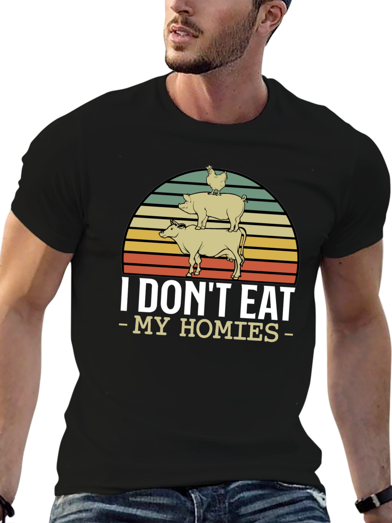 Vegan I Dont Eat My Homies T-Shirt