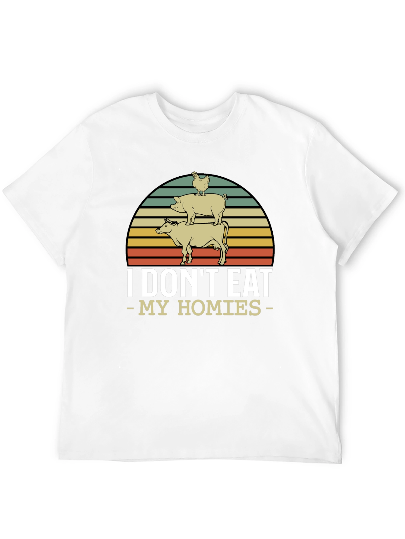Vegan I Dont Eat My Homies T-Shirt