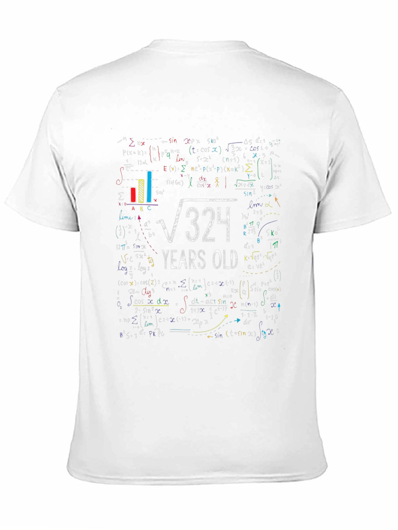 Square Root 324 Years Old Math T-Shirt