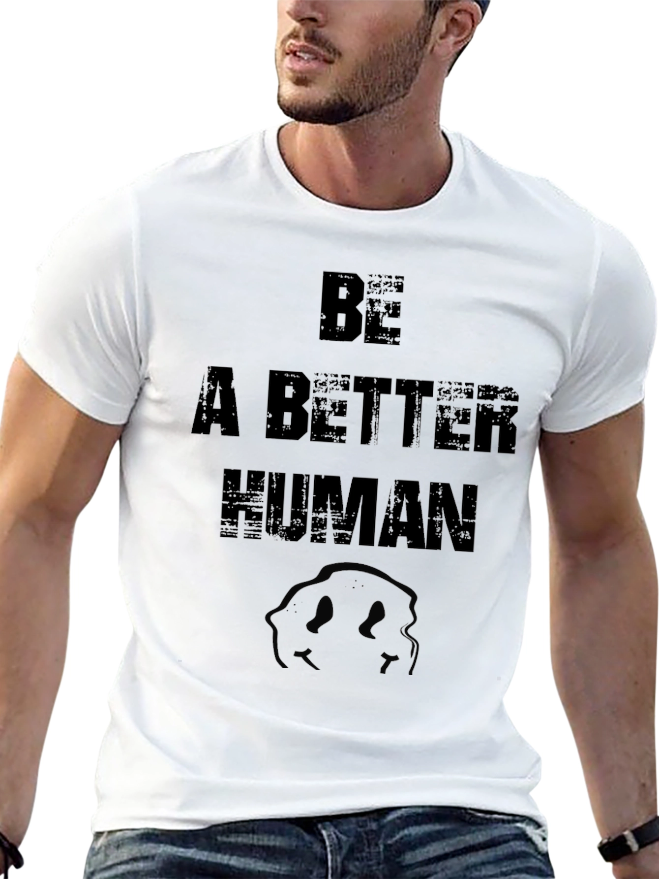 Be A Better Human Black Graphic Tee