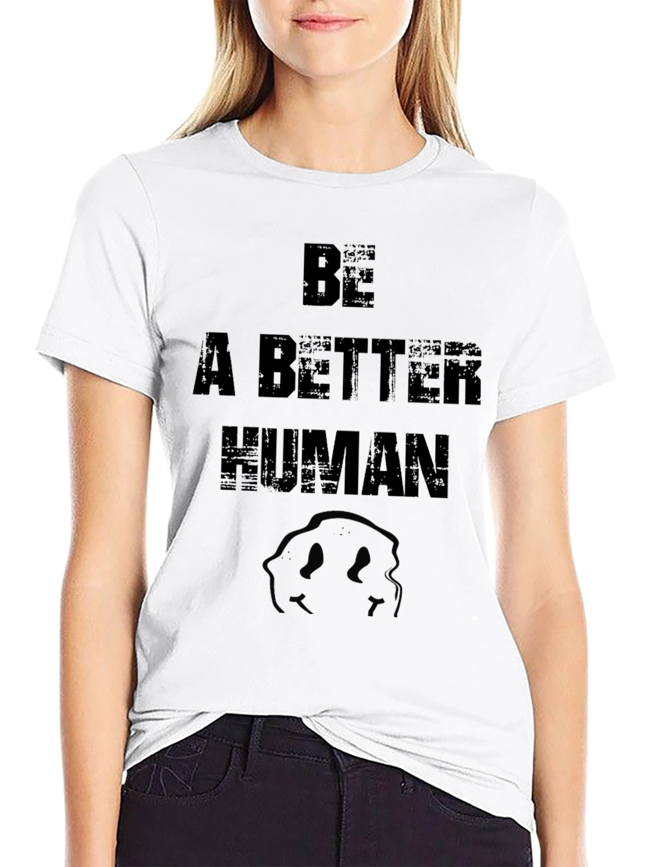 Be A Better Human Black Graphic Tee