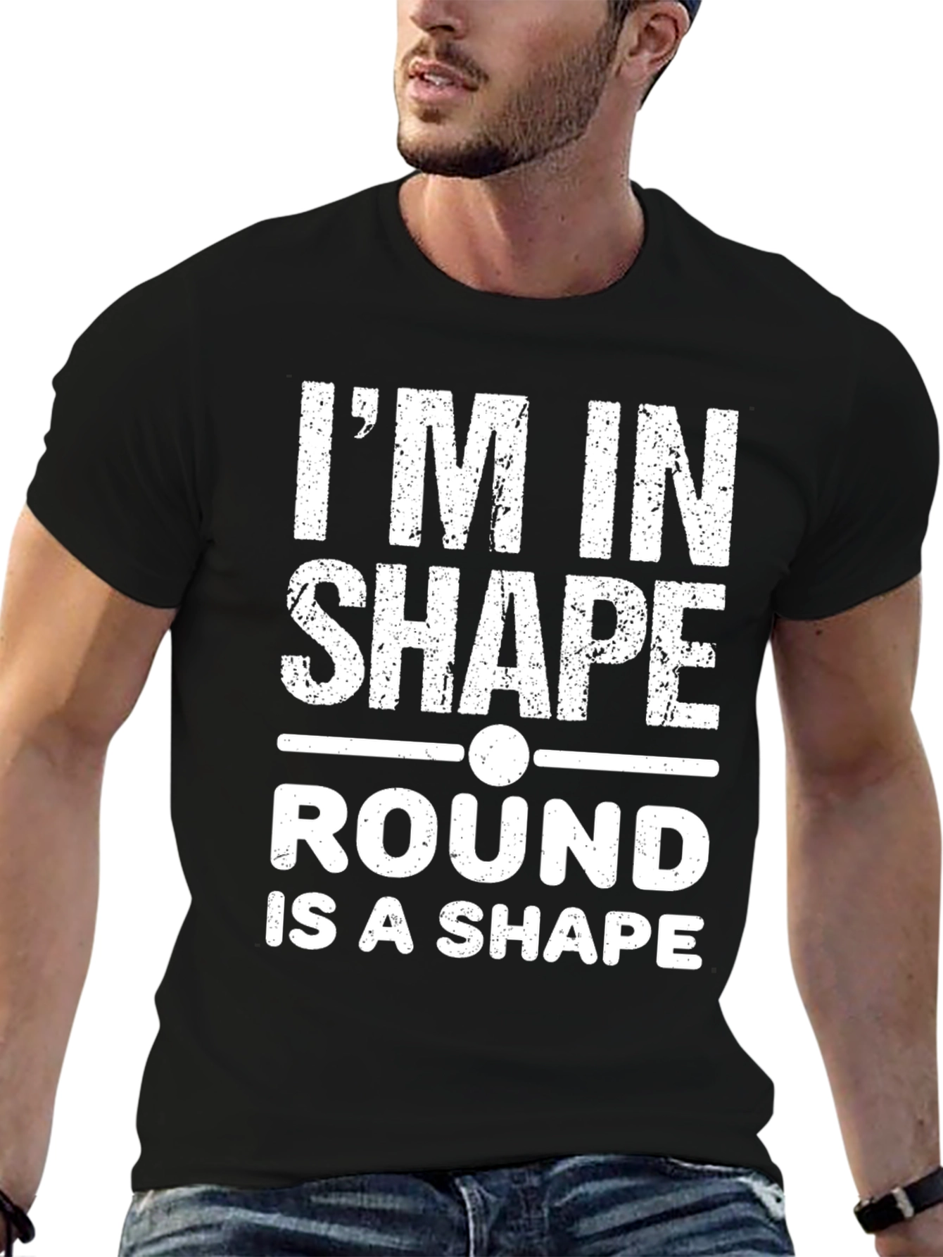 Funny Round is a Shape Graphic Tee