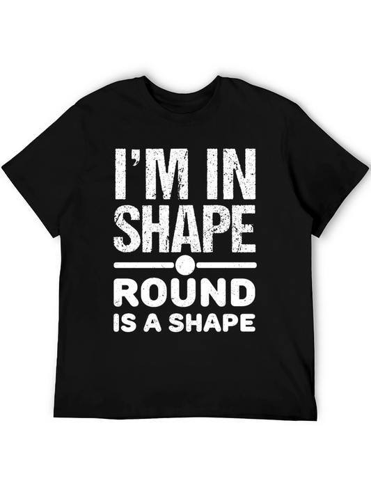 Funny Round is a Shape Graphic Tee