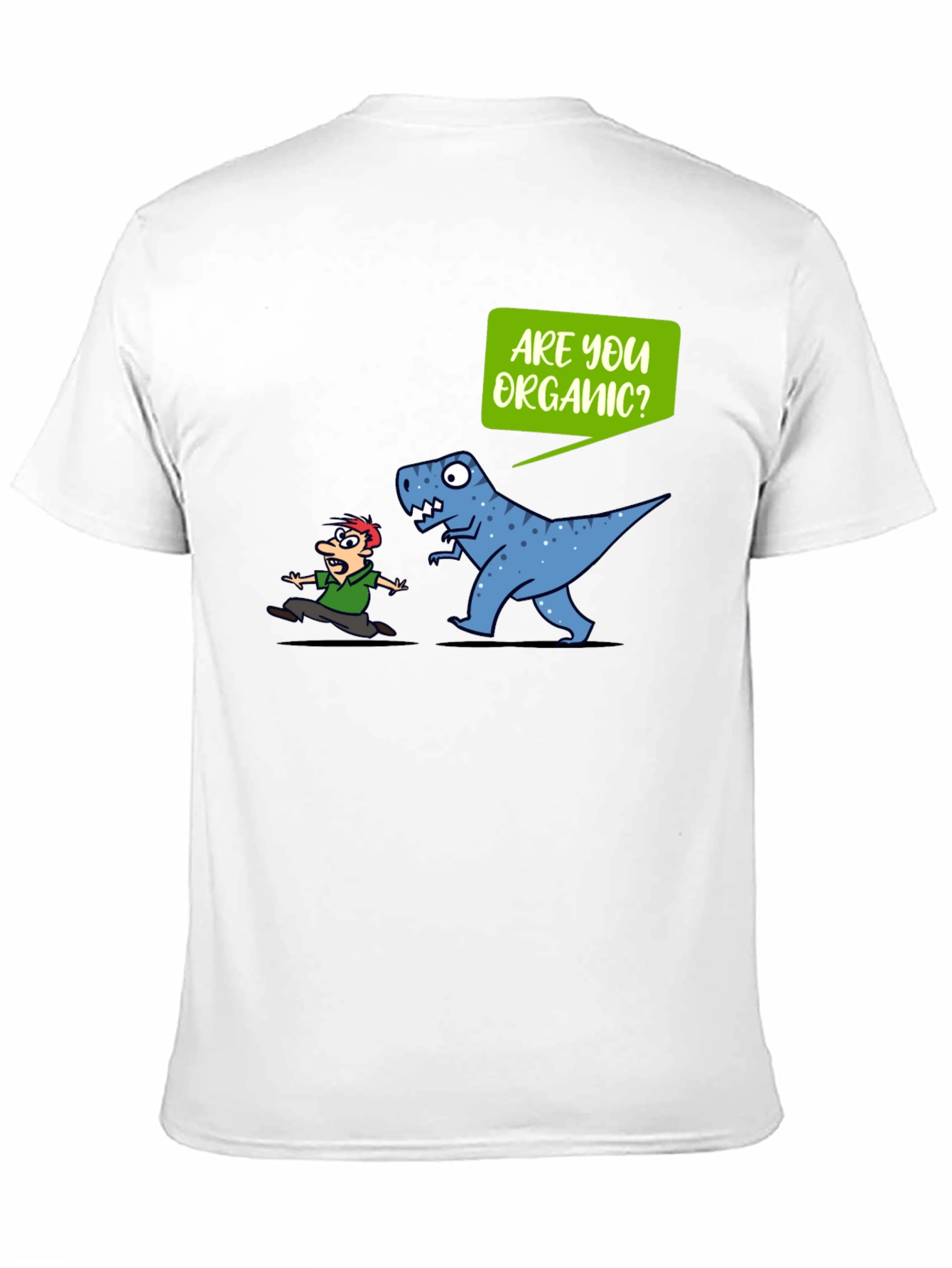 Organic T-Rex Graphic Tee - Funny Dinosaur Shirt