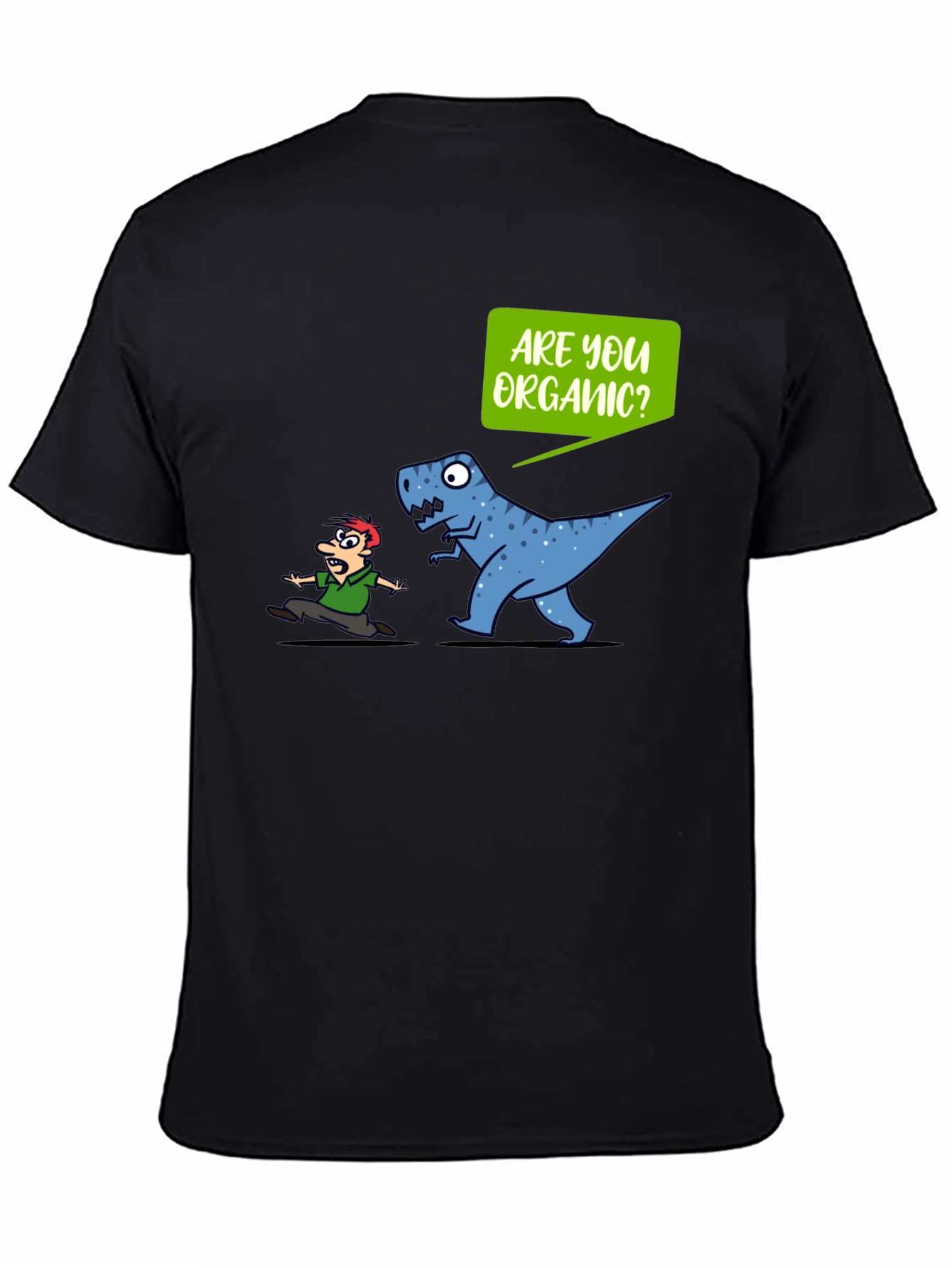 Organic T-Rex Graphic Tee - Funny Dinosaur Shirt