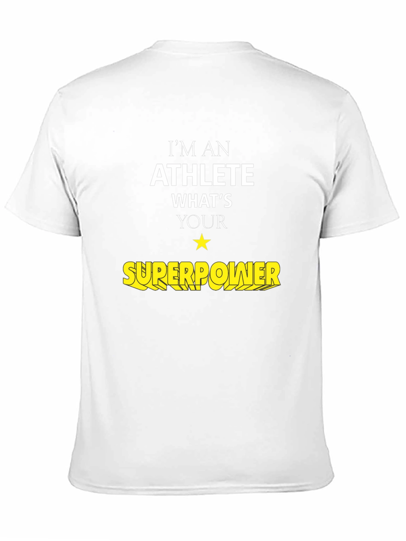 Athlete Superpower Graphic T-Shirt