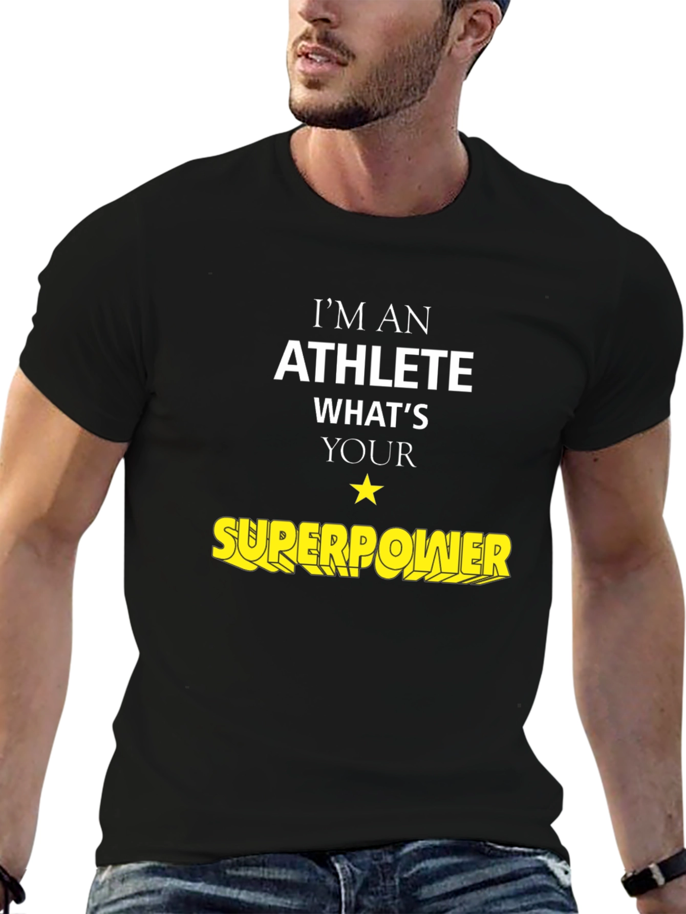 Athlete Superpower Graphic T-Shirt