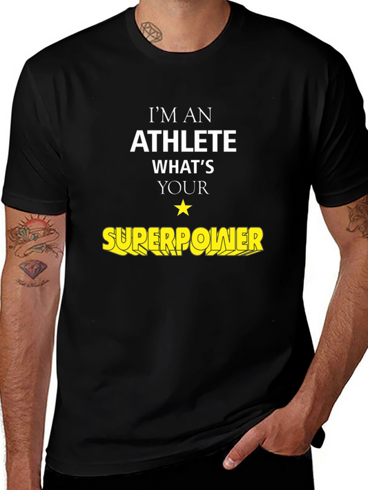 Athlete Superpower Graphic T-Shirt