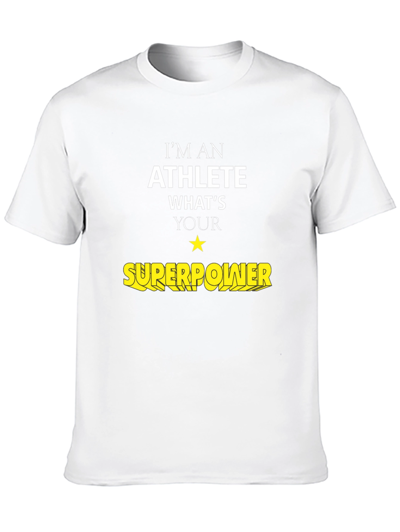 Athlete Superpower Graphic T-Shirt