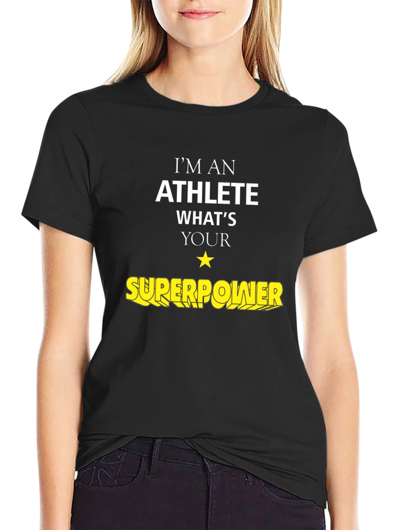 Athlete Superpower Graphic T-Shirt