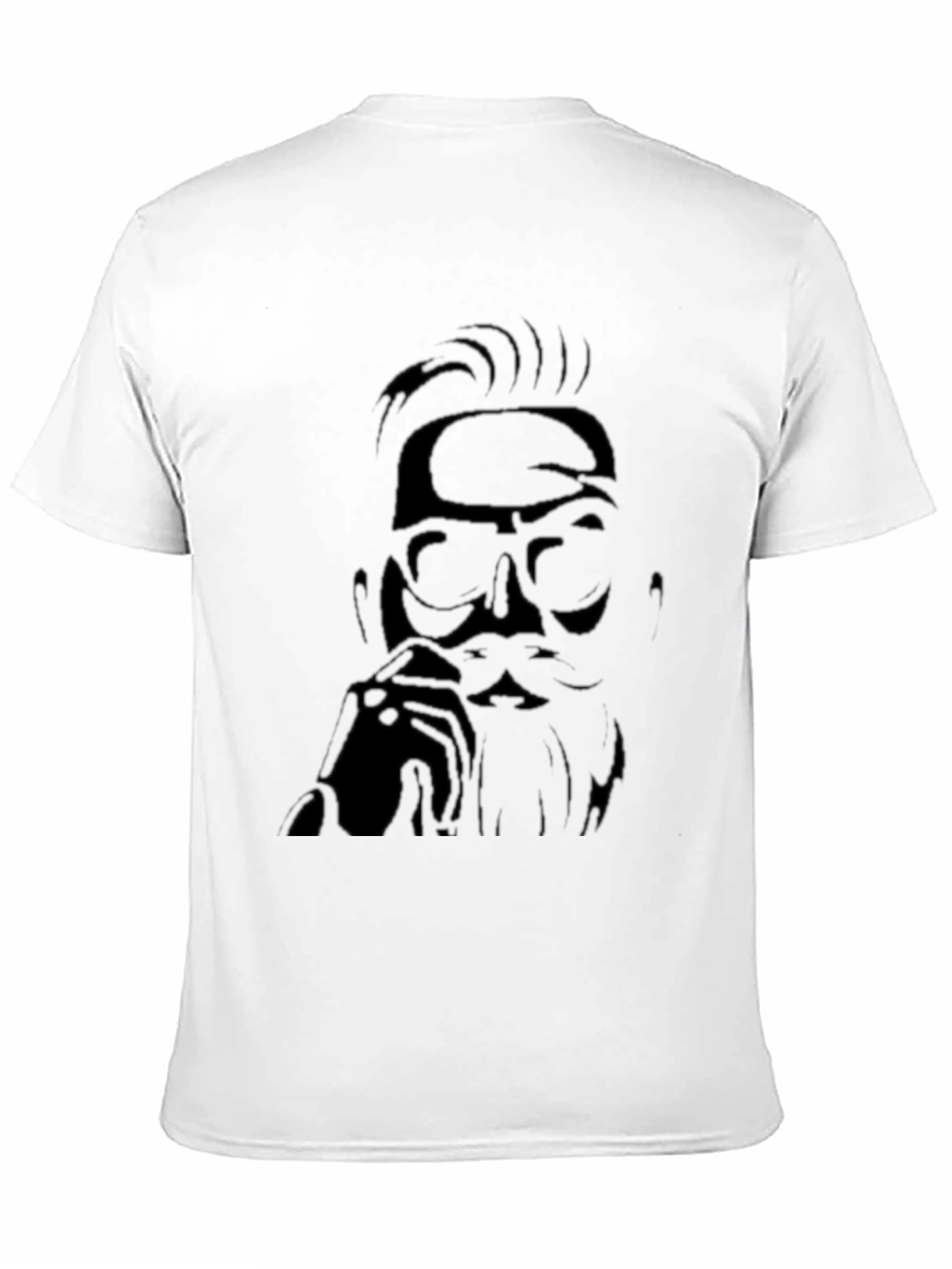 Modern Black T-Shirt with Graphic Print