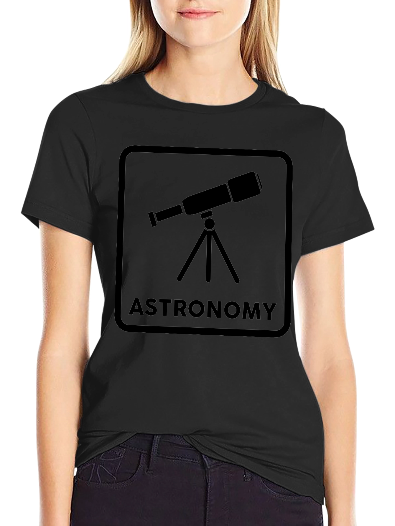 Astronomy Telescope Graphic T-Shirt