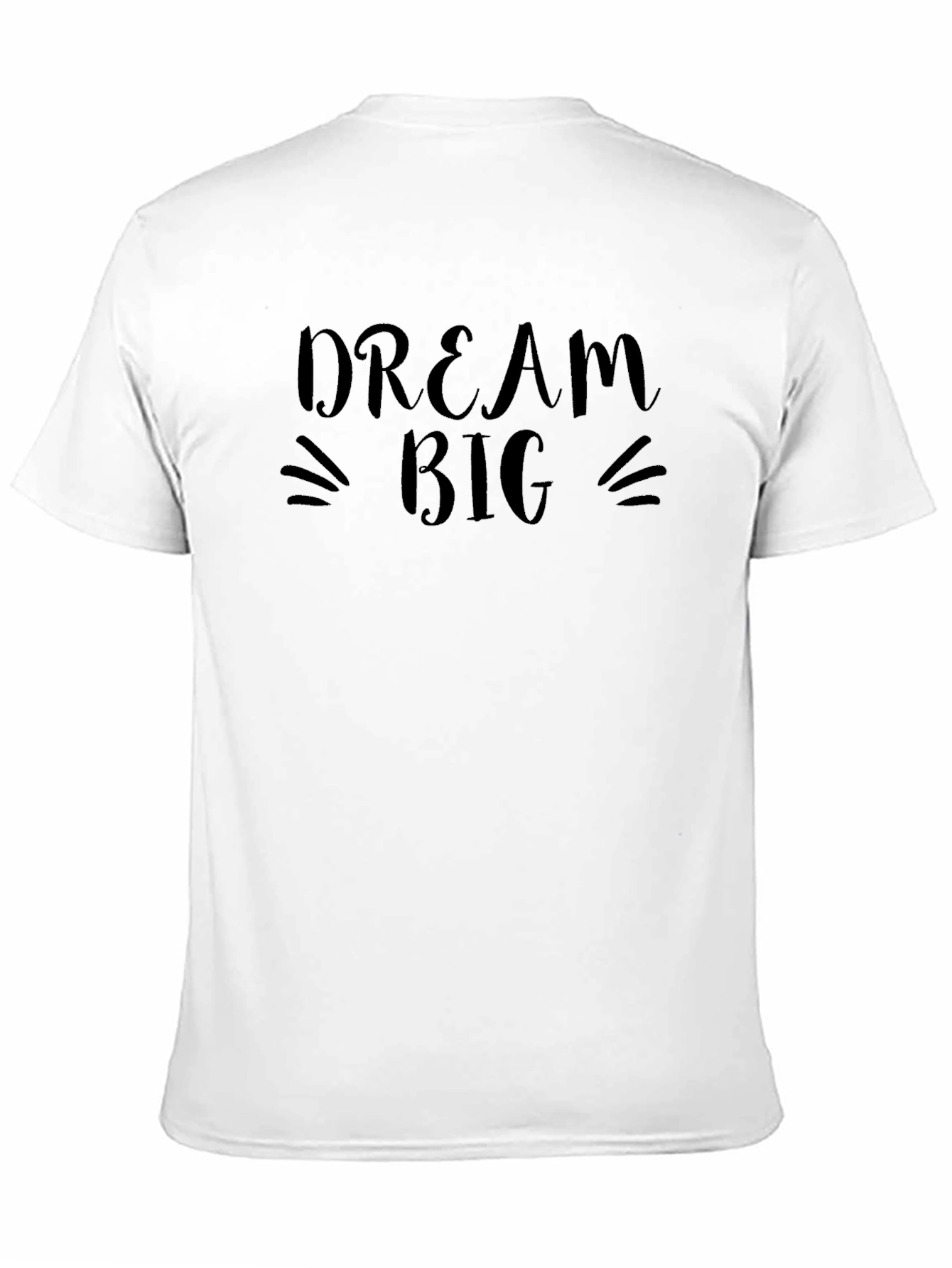 Dream Big Black Graphic Tee