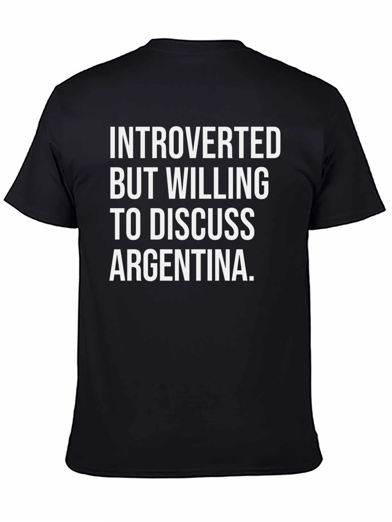 Argentina Introvert T-Shirt - Funny Graphic Tee