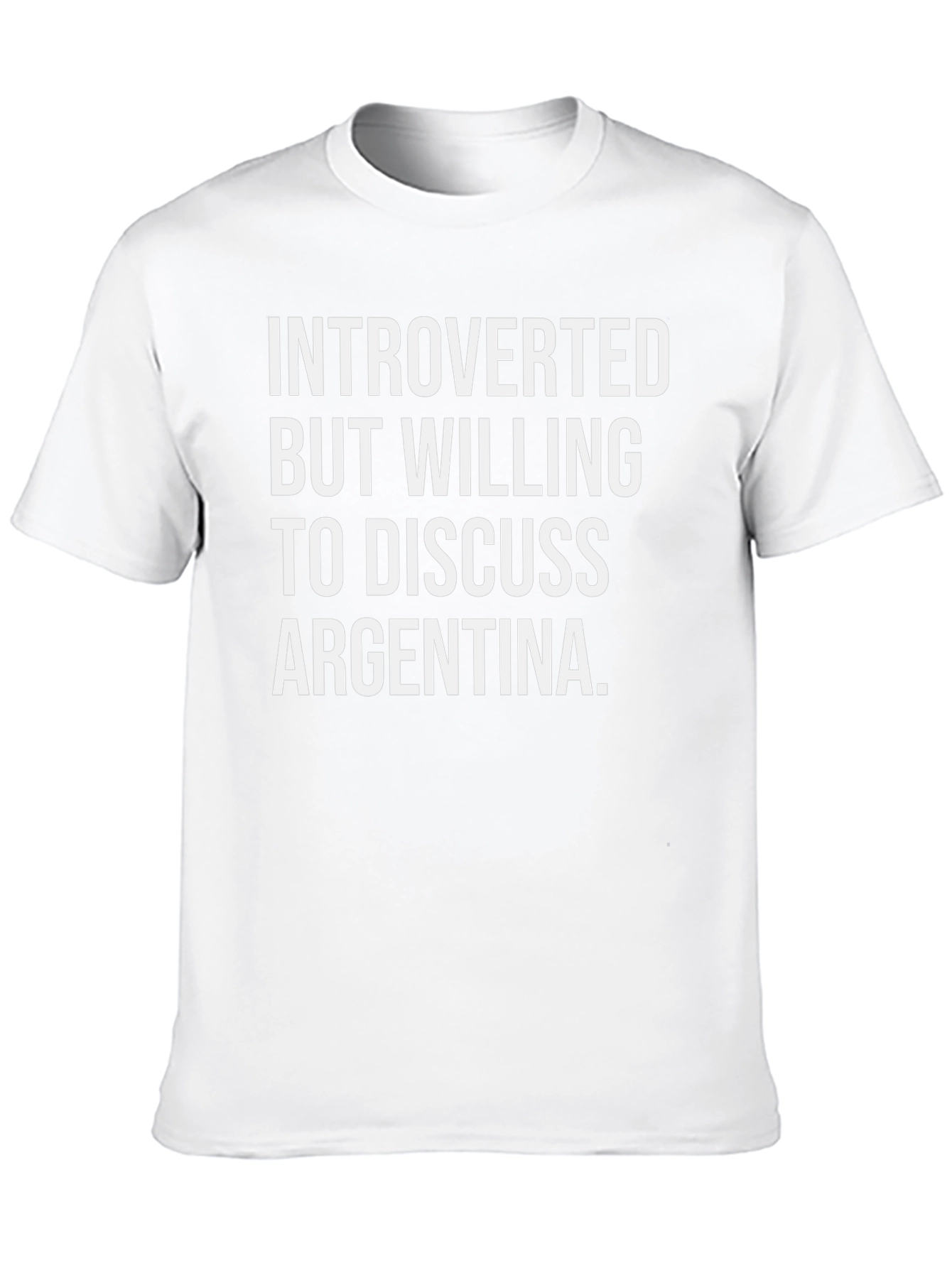 Argentina Introvert T-Shirt - Funny Graphic Tee