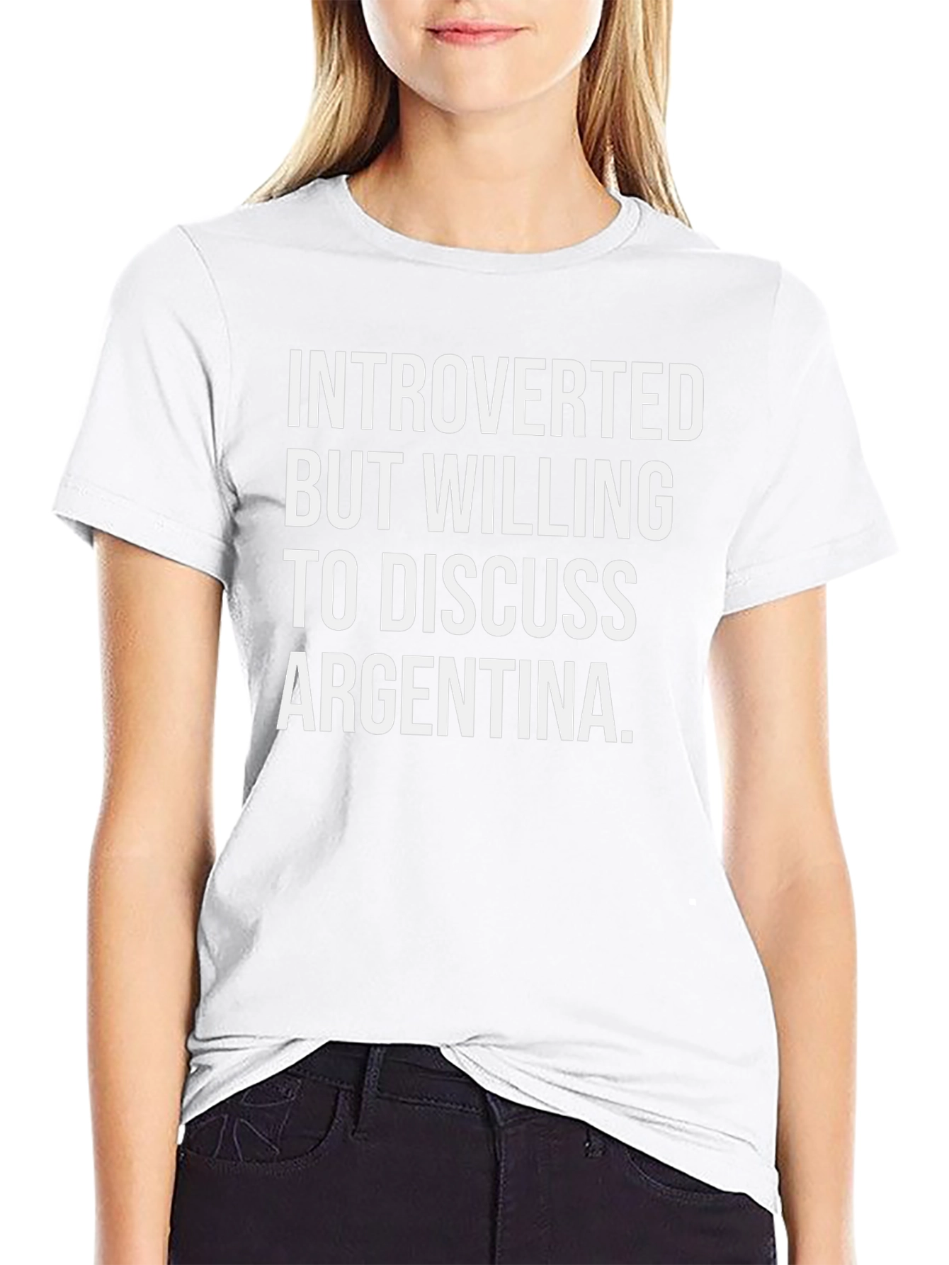 Argentina Introvert T-Shirt - Funny Graphic Tee
