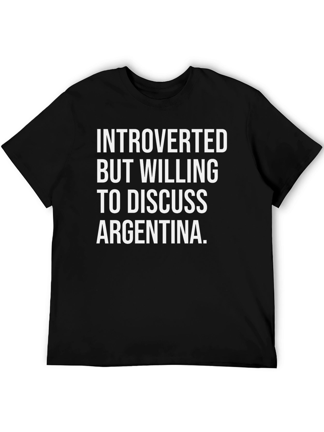 Argentina Introvert T-Shirt - Funny Graphic Tee
