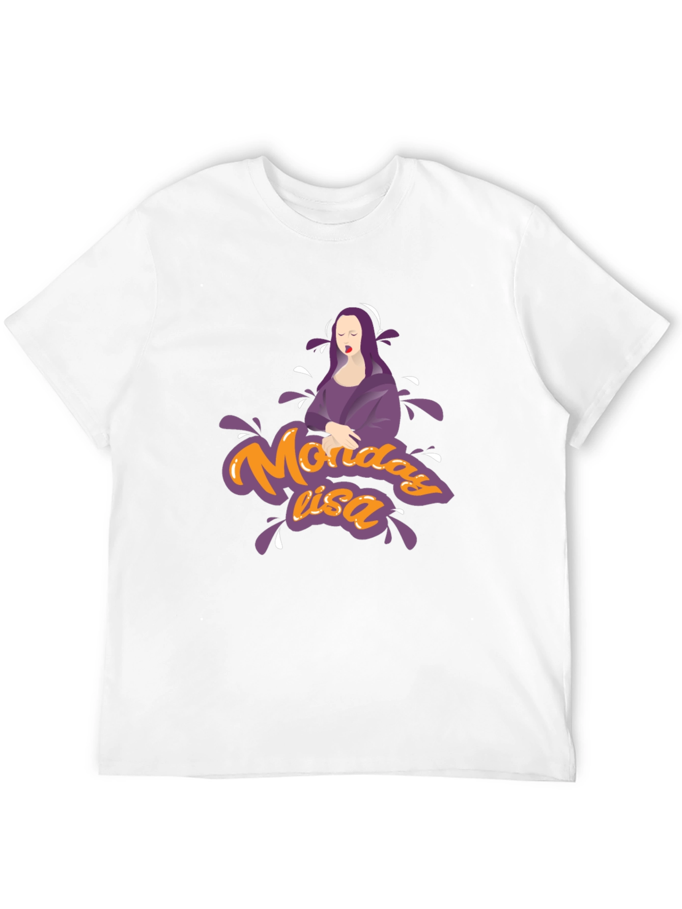 Monday Lisa Graphic Tee - Black Cotton T-Shirt