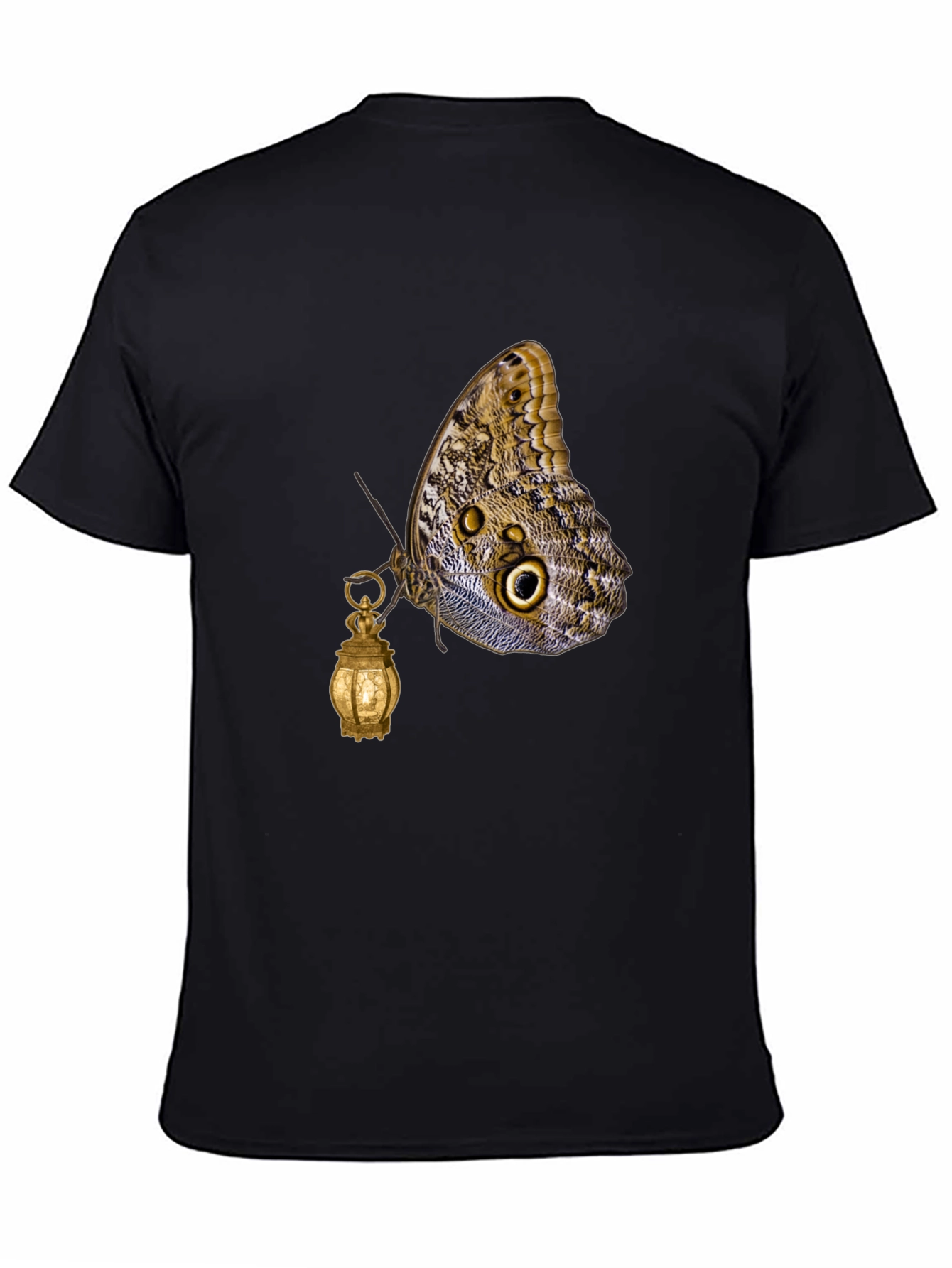 Butterfly Lantern Graphic Tee - Unique Design
