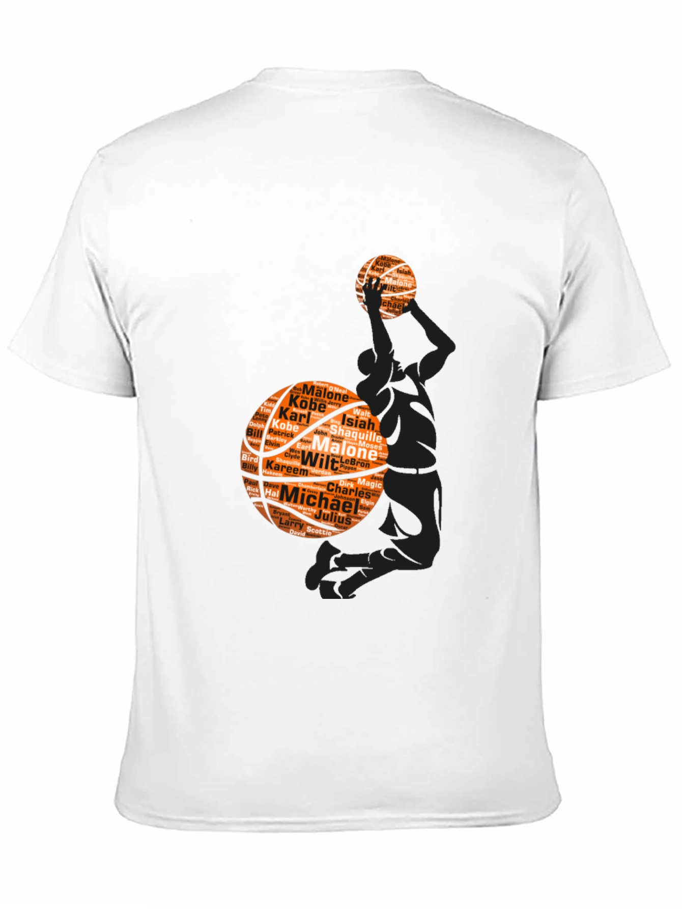 Basketball Legends Graphic Tee - Black