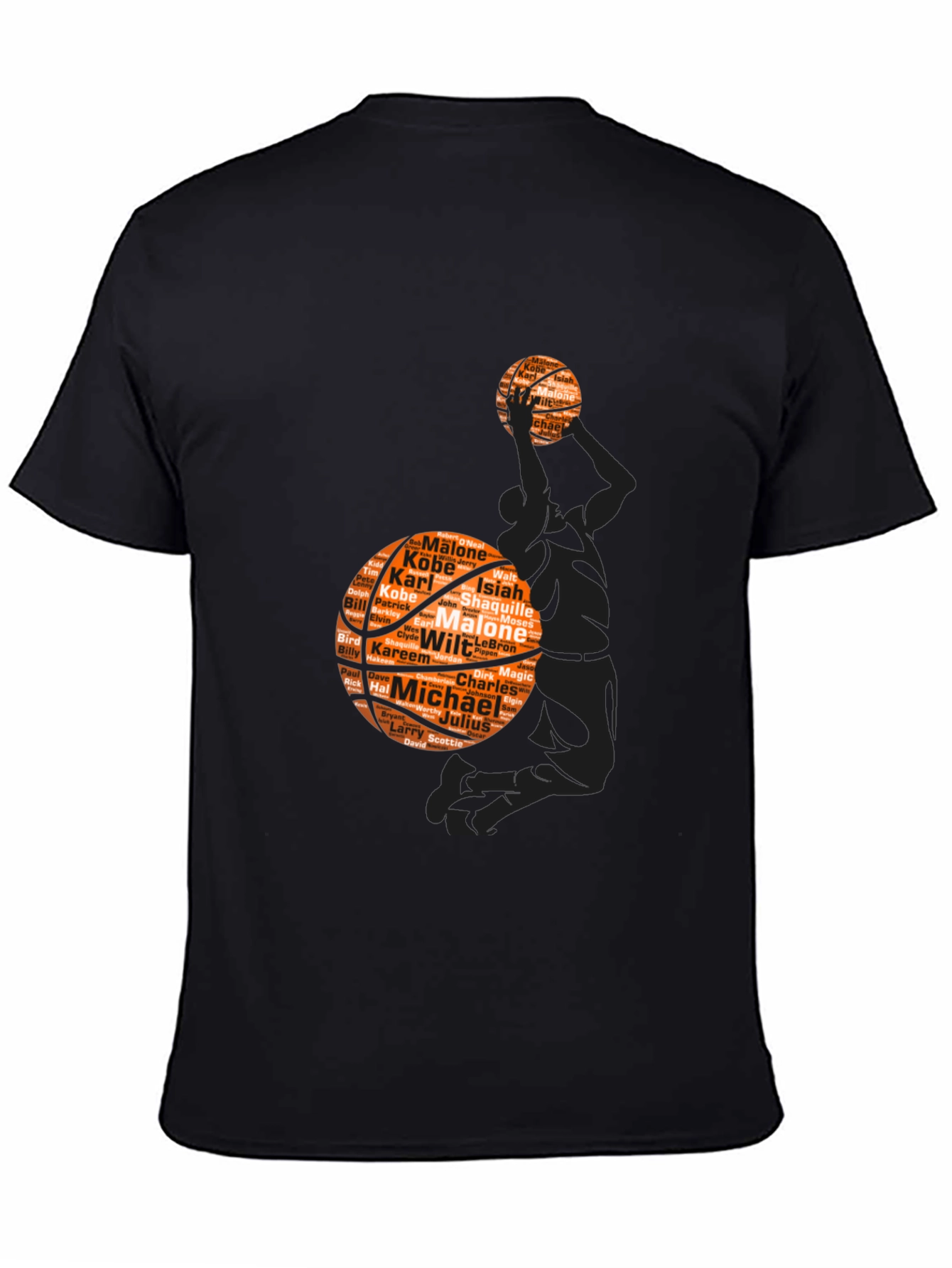 Basketball Legends Graphic Tee - Black