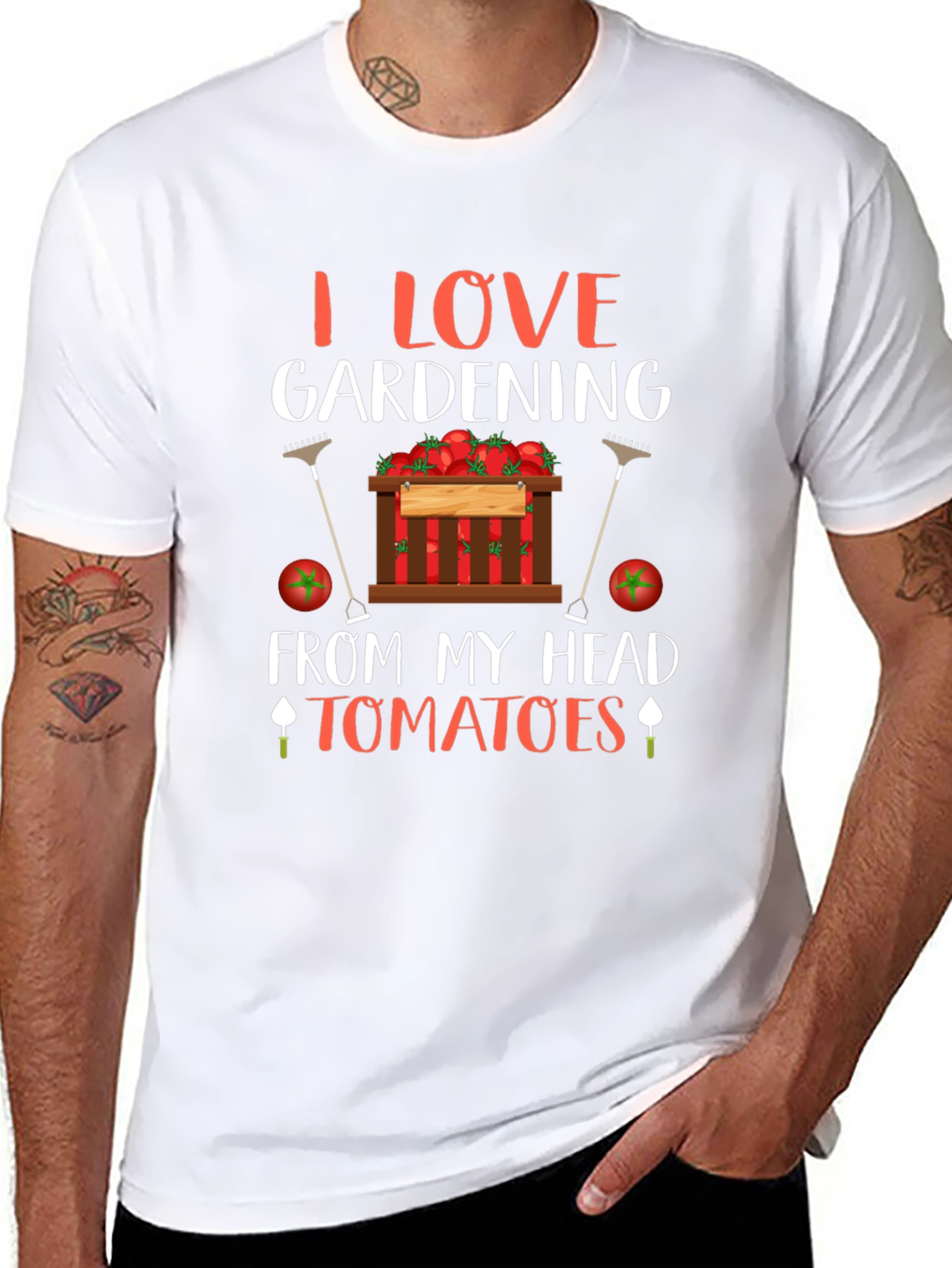 Gardening Tomato Lover Graphic T-Shirt