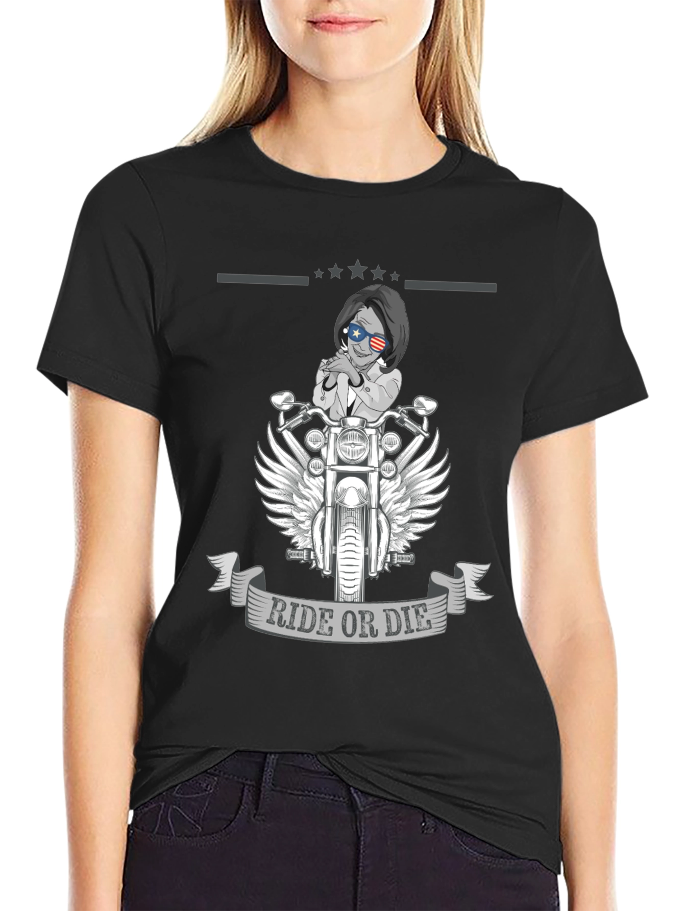 Ride or Die Motorcycle Graphic Tee