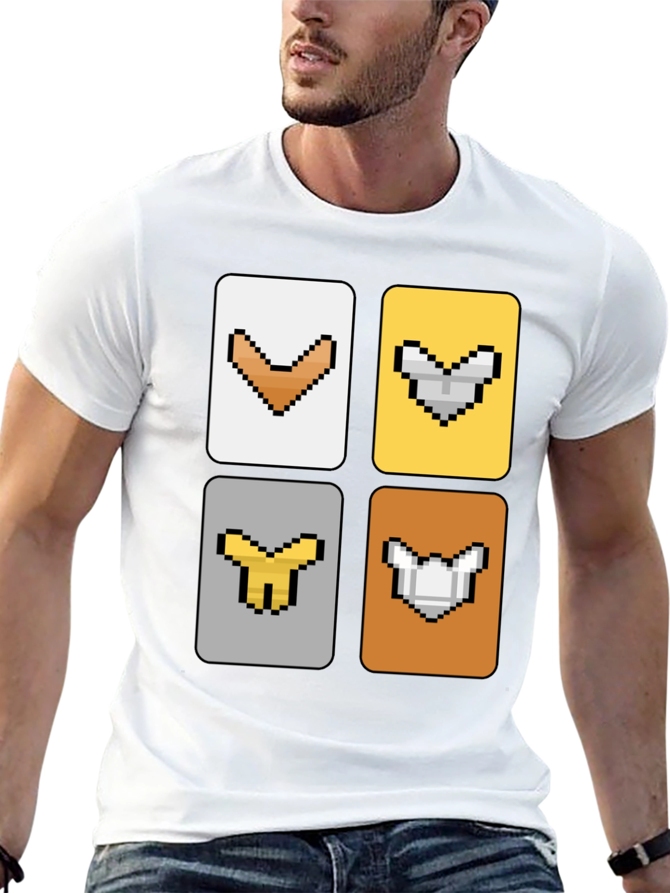 Pixel Art Dog Breeds Graphic Tee