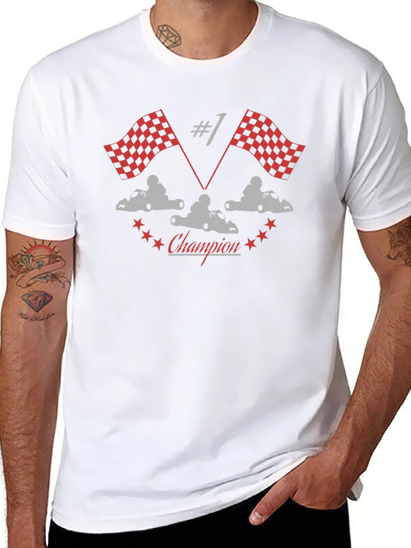 Champion #1 Kart Racing T-Shirt