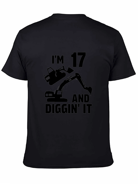 Im 17 Diggin It Black T-Shirt