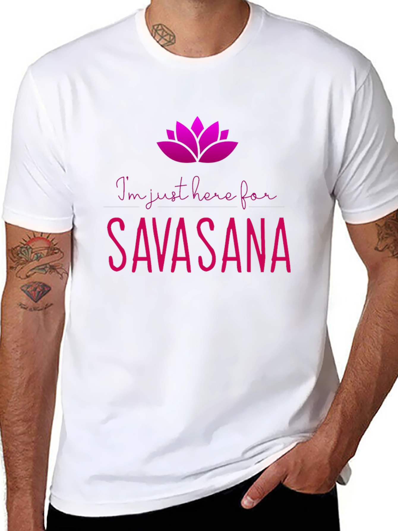 Savasana Yoga Black T-Shirt