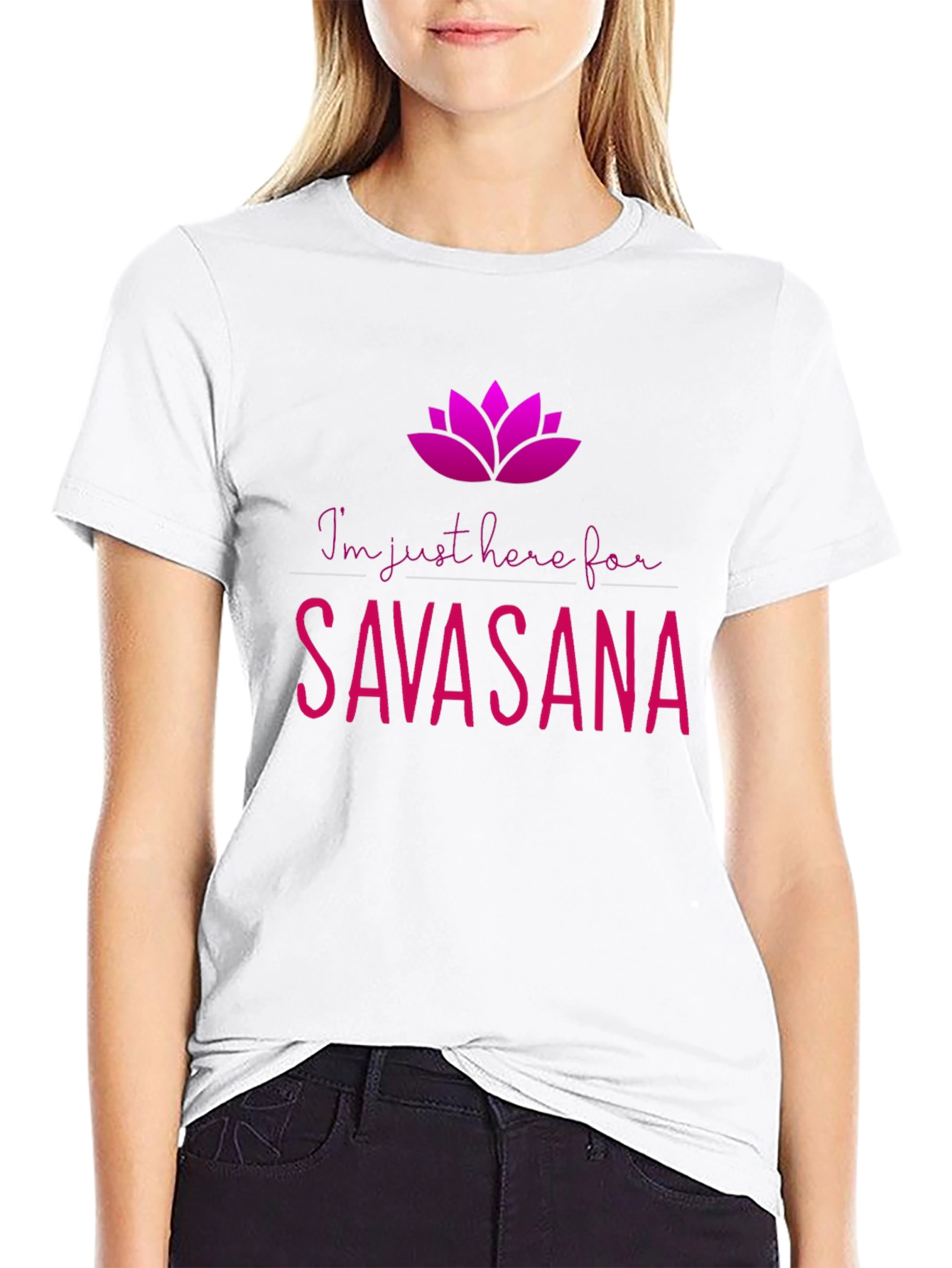 Savasana Yoga Black T-Shirt