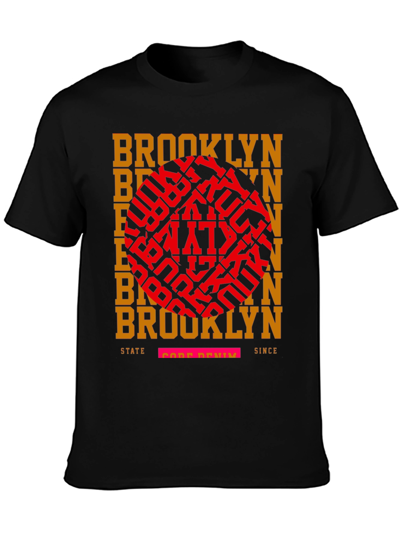 Brooklyn State Core Denim Graphic Tee