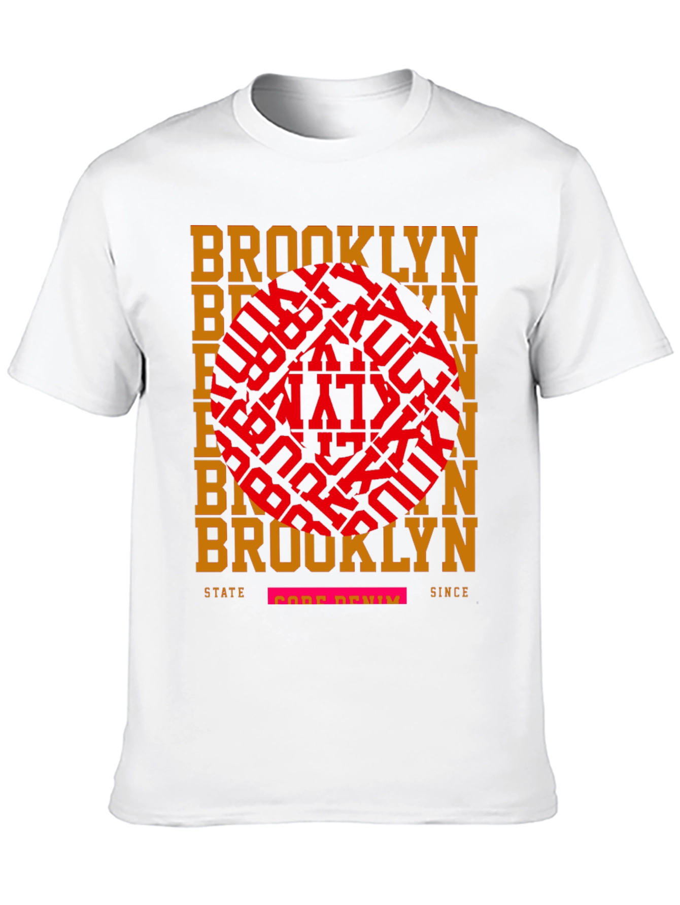 Brooklyn State Core Denim Graphic Tee