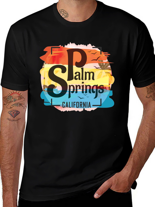 Palm Springs California Graphic T-Shirt
