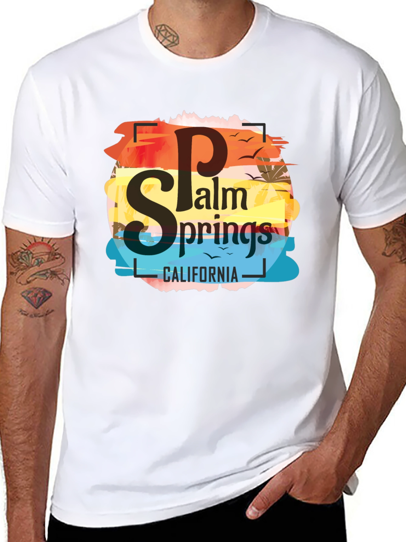 Palm Springs California Graphic T-Shirt