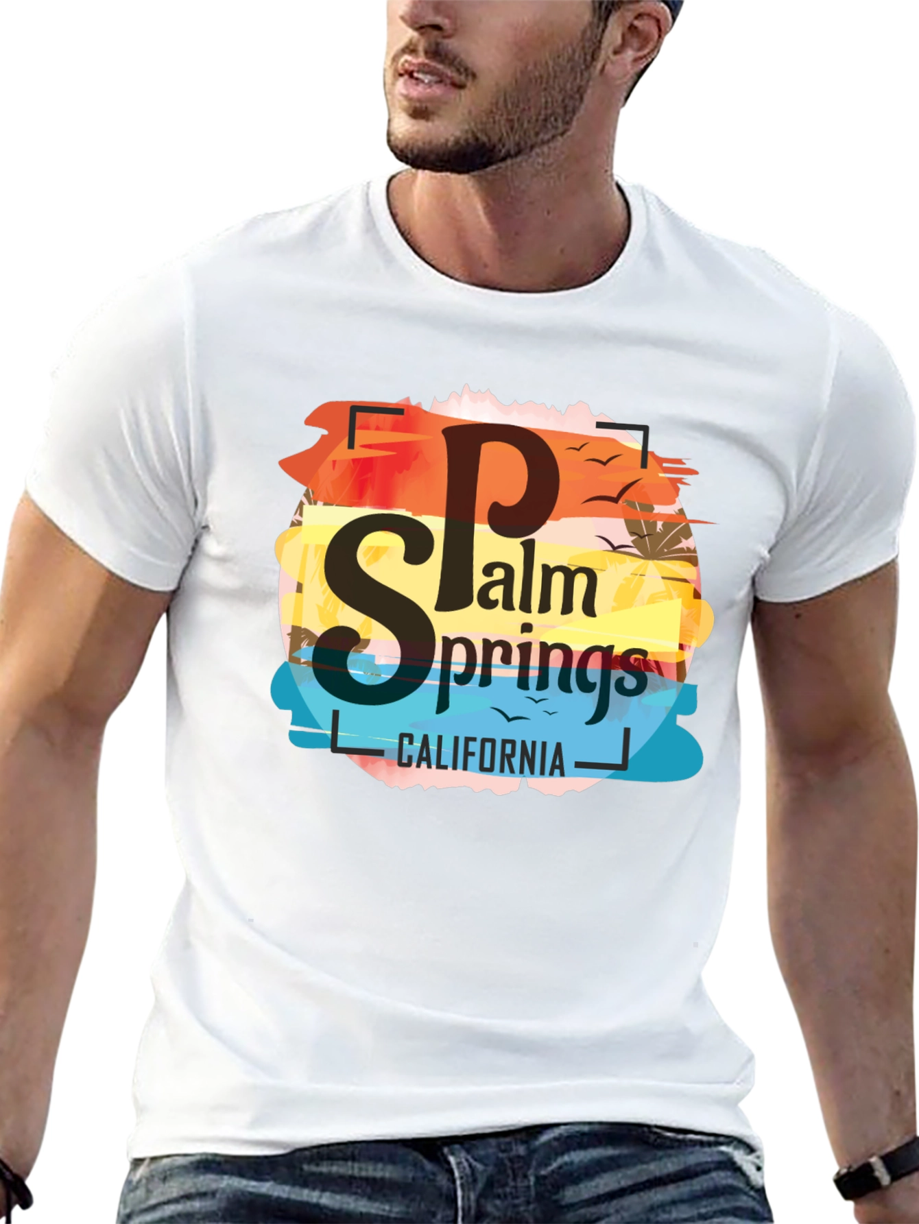Palm Springs California Graphic T-Shirt