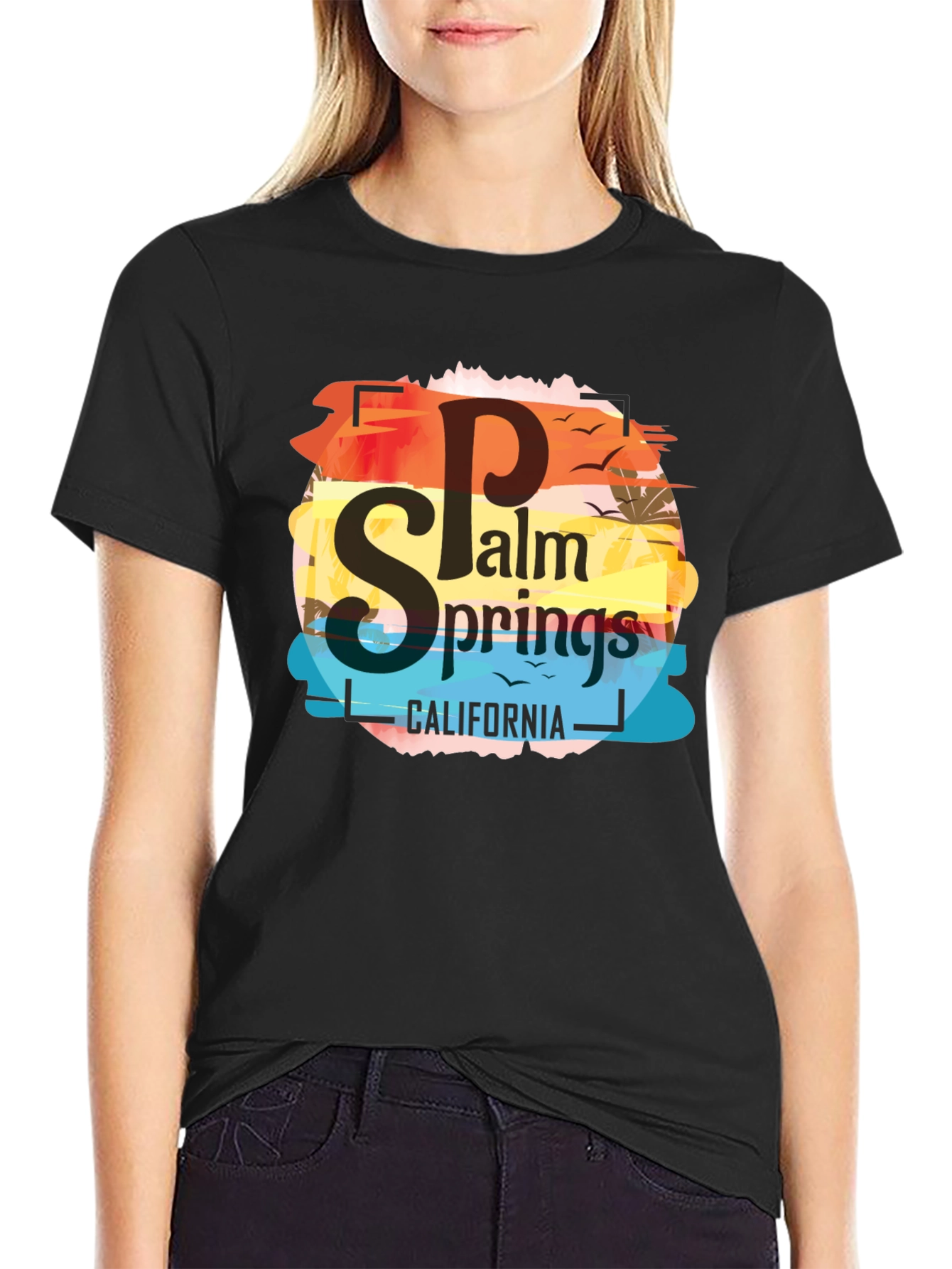 Palm Springs California Graphic T-Shirt
