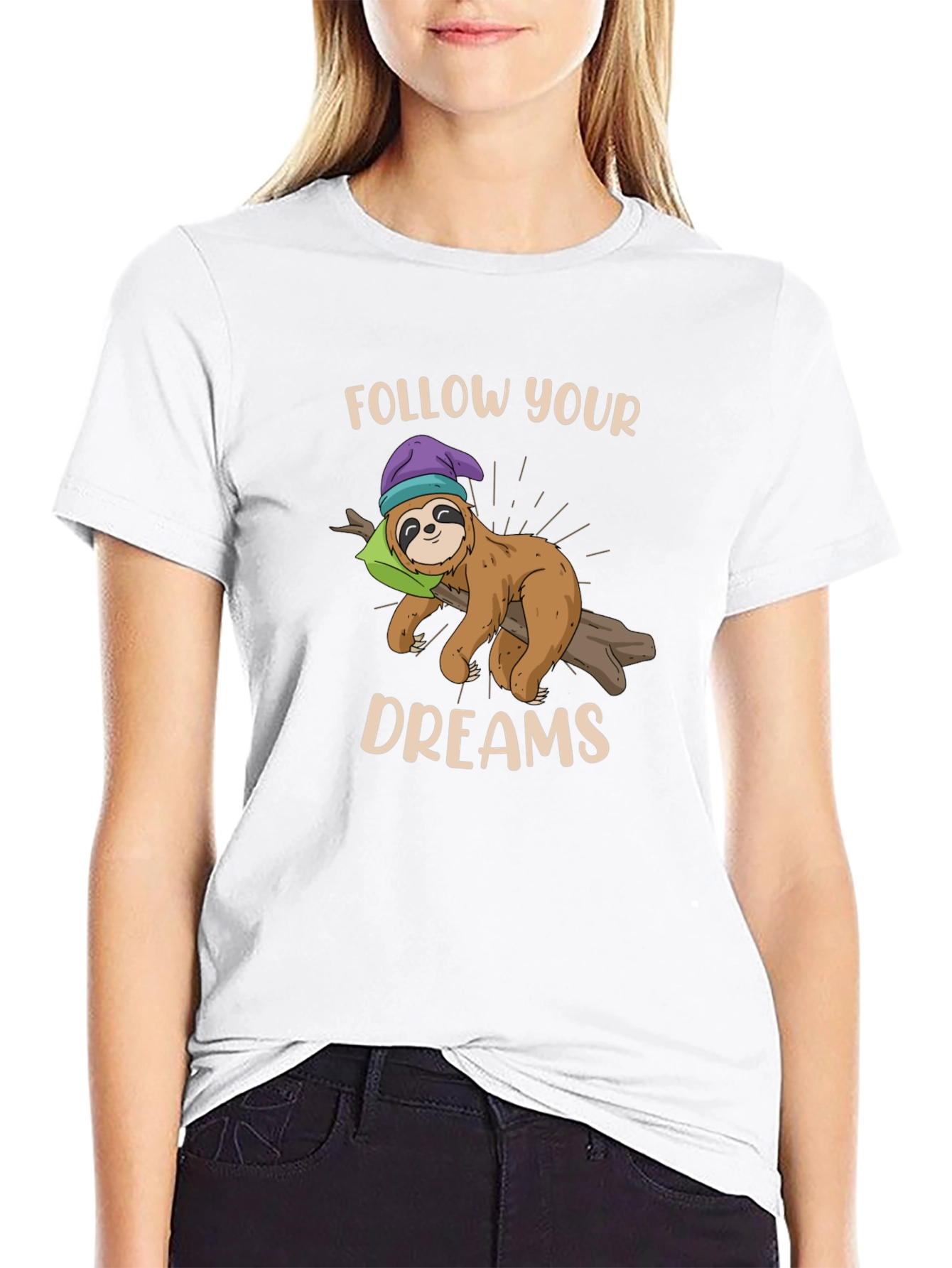 Follow Your Dreams Sloth T-Shirt