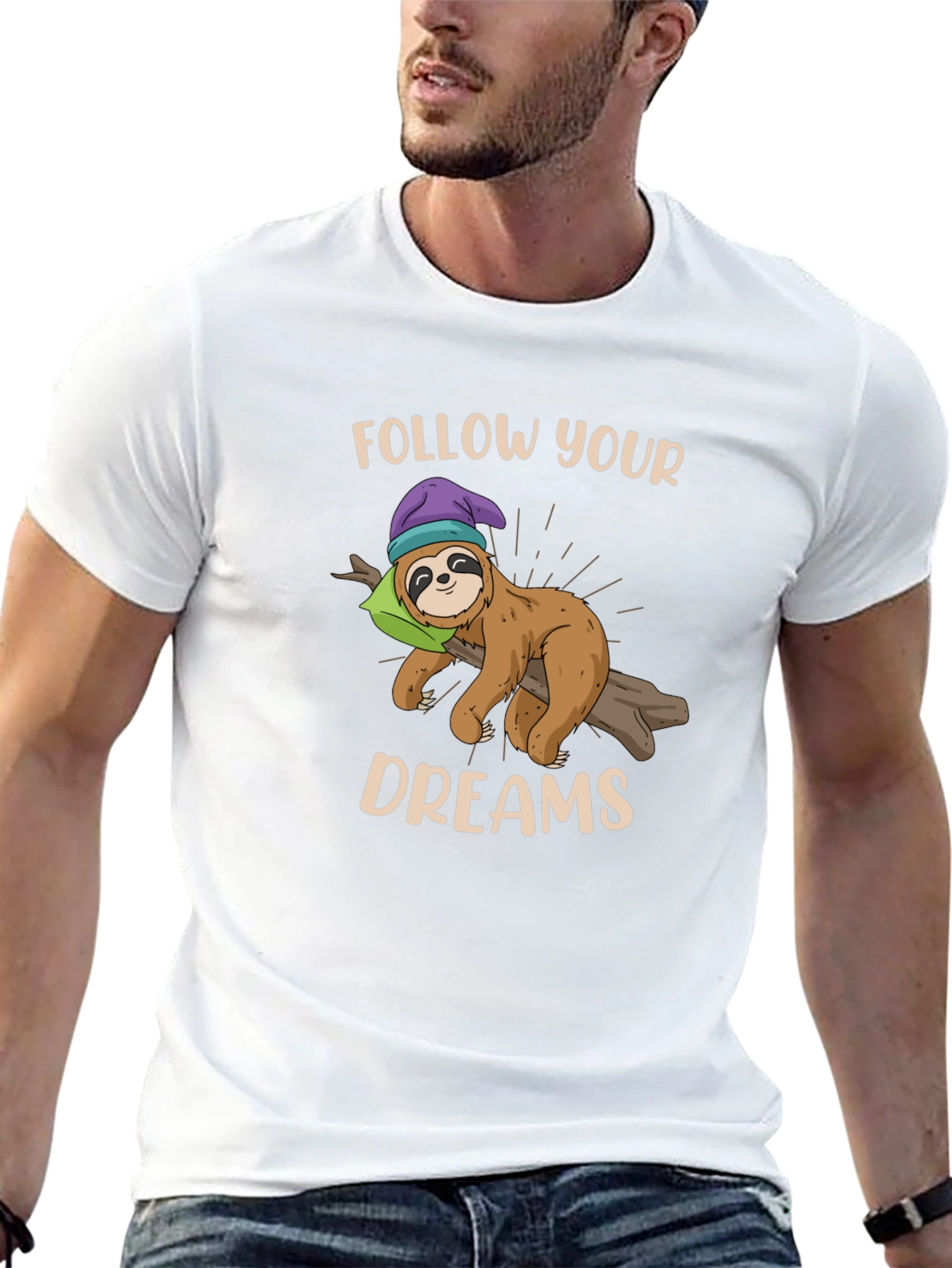 Follow Your Dreams Sloth T-Shirt