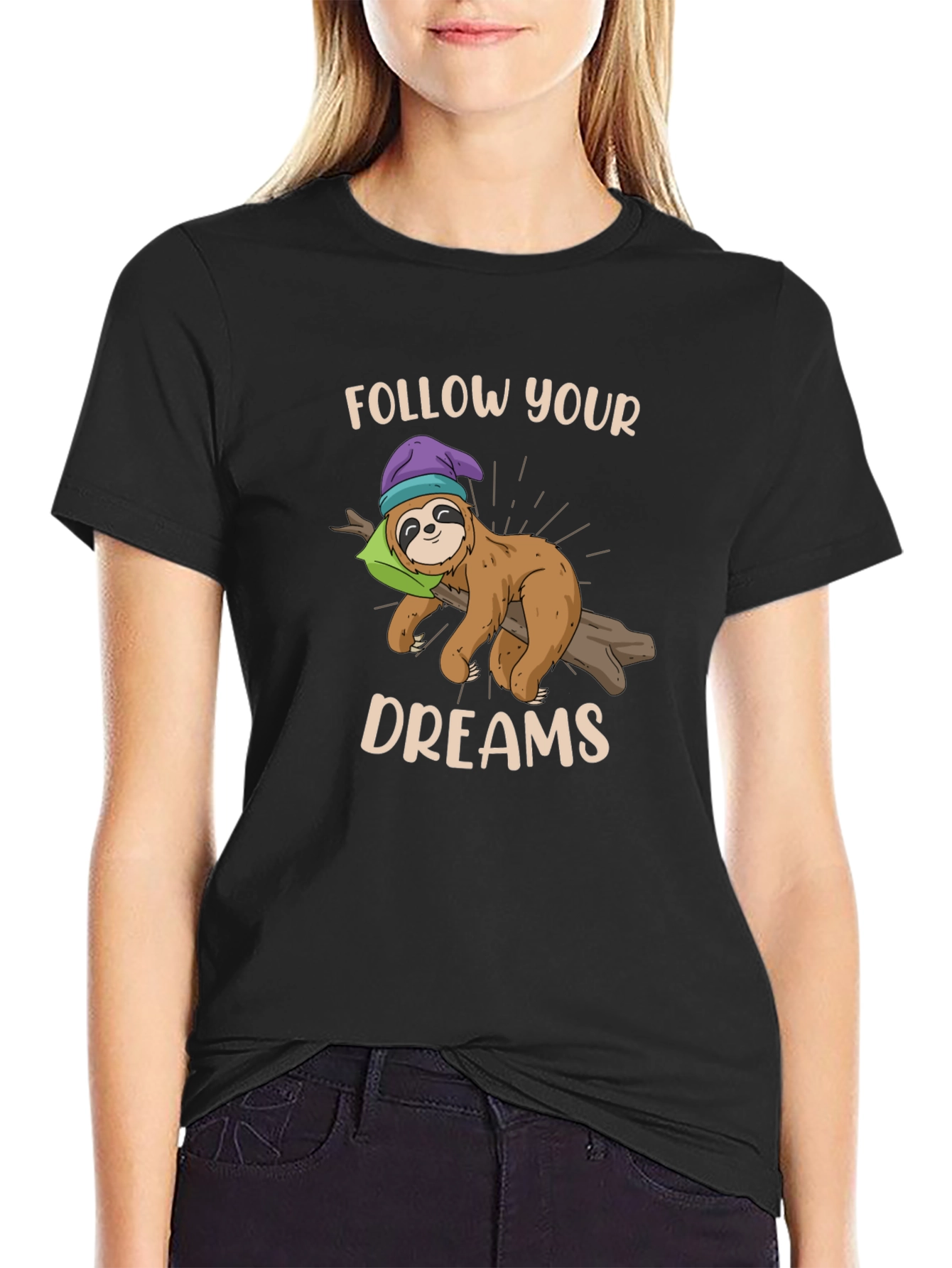 Follow Your Dreams Sloth T-Shirt