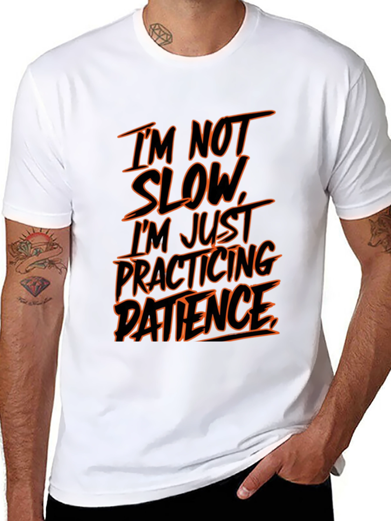 Funny Im Not Slow Graphic T-Shirt