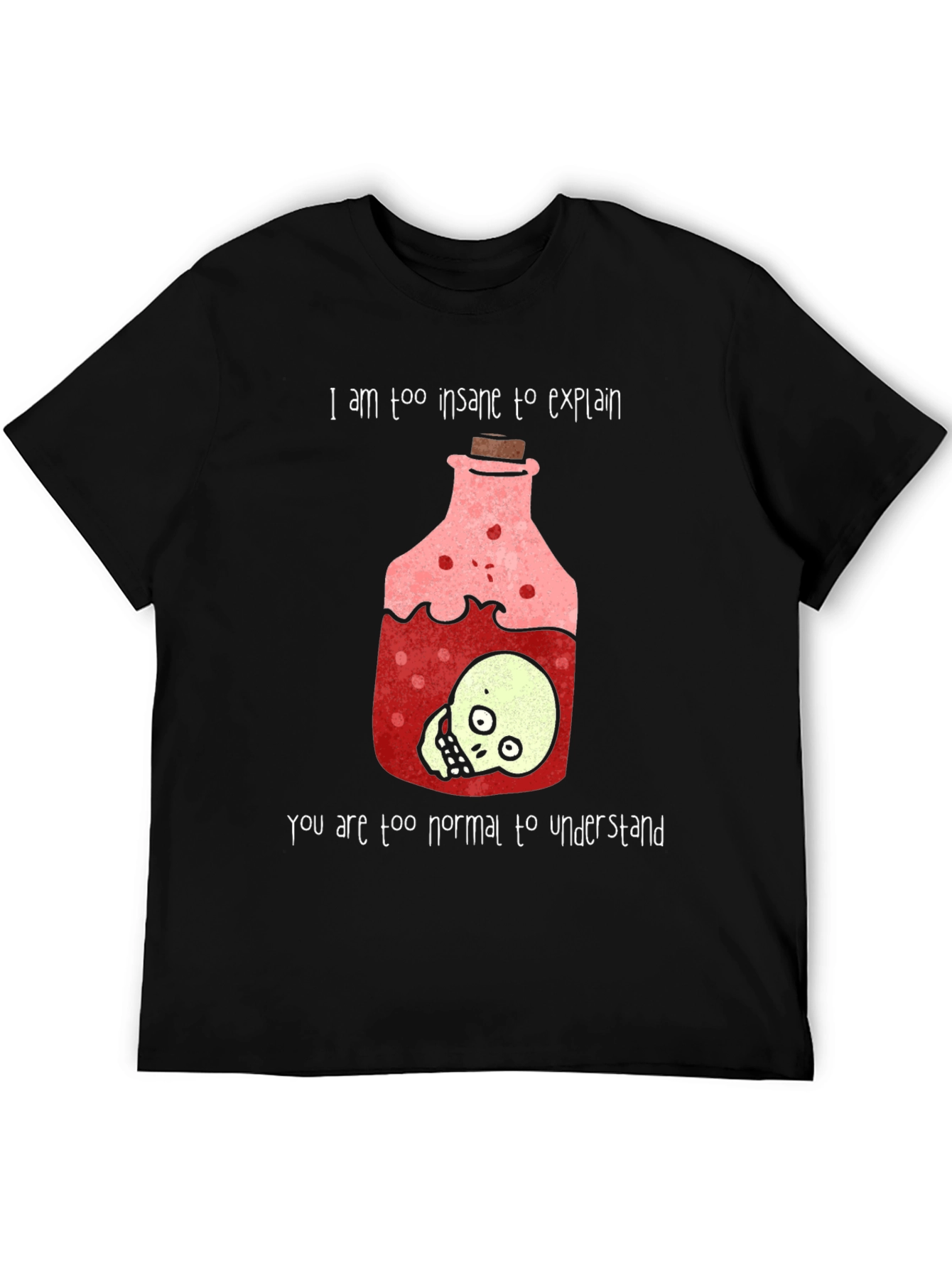 Insane Potion T-Shirt - Skull Design Tee