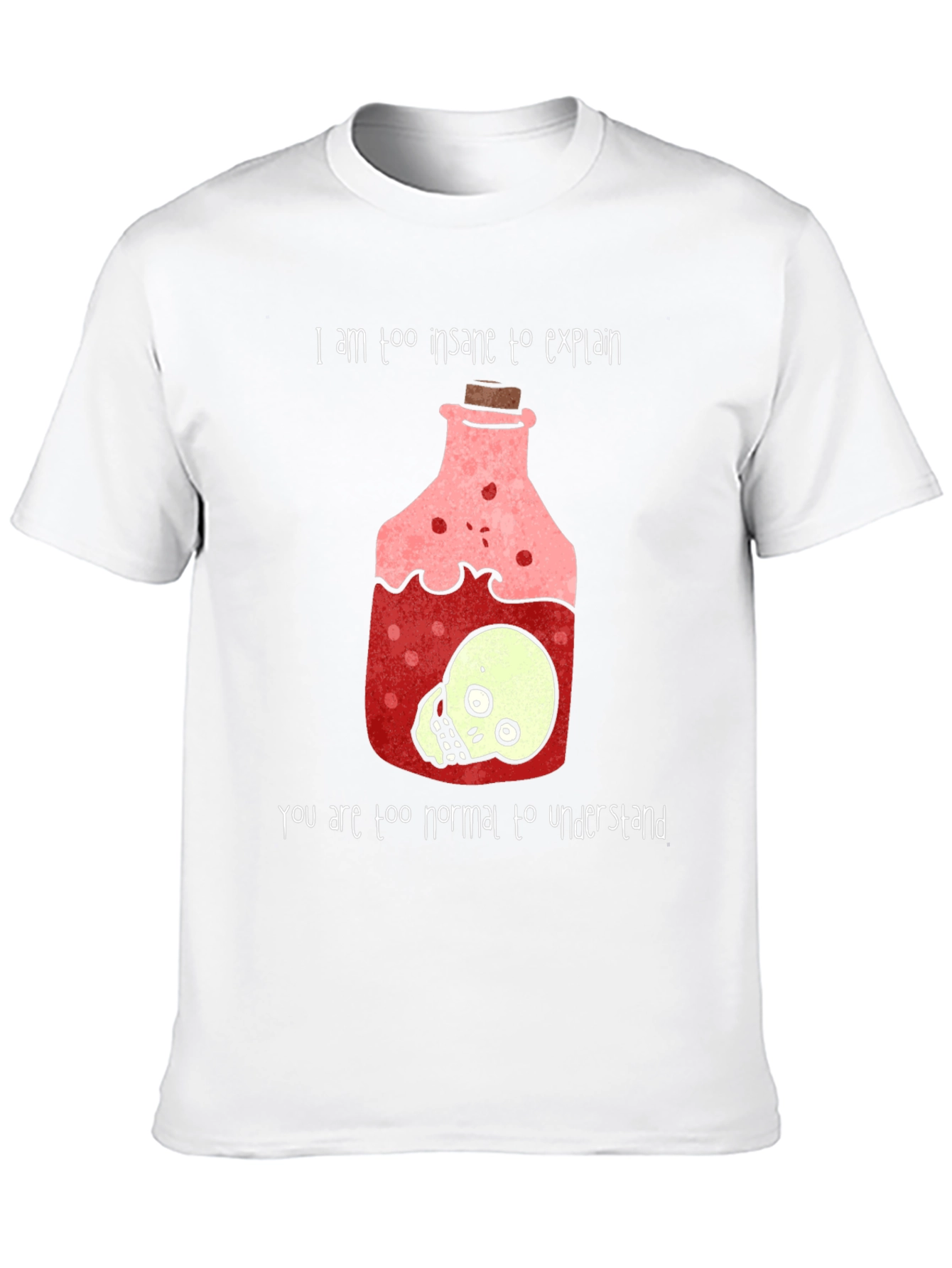 Insane Potion T-Shirt - Skull Design Tee
