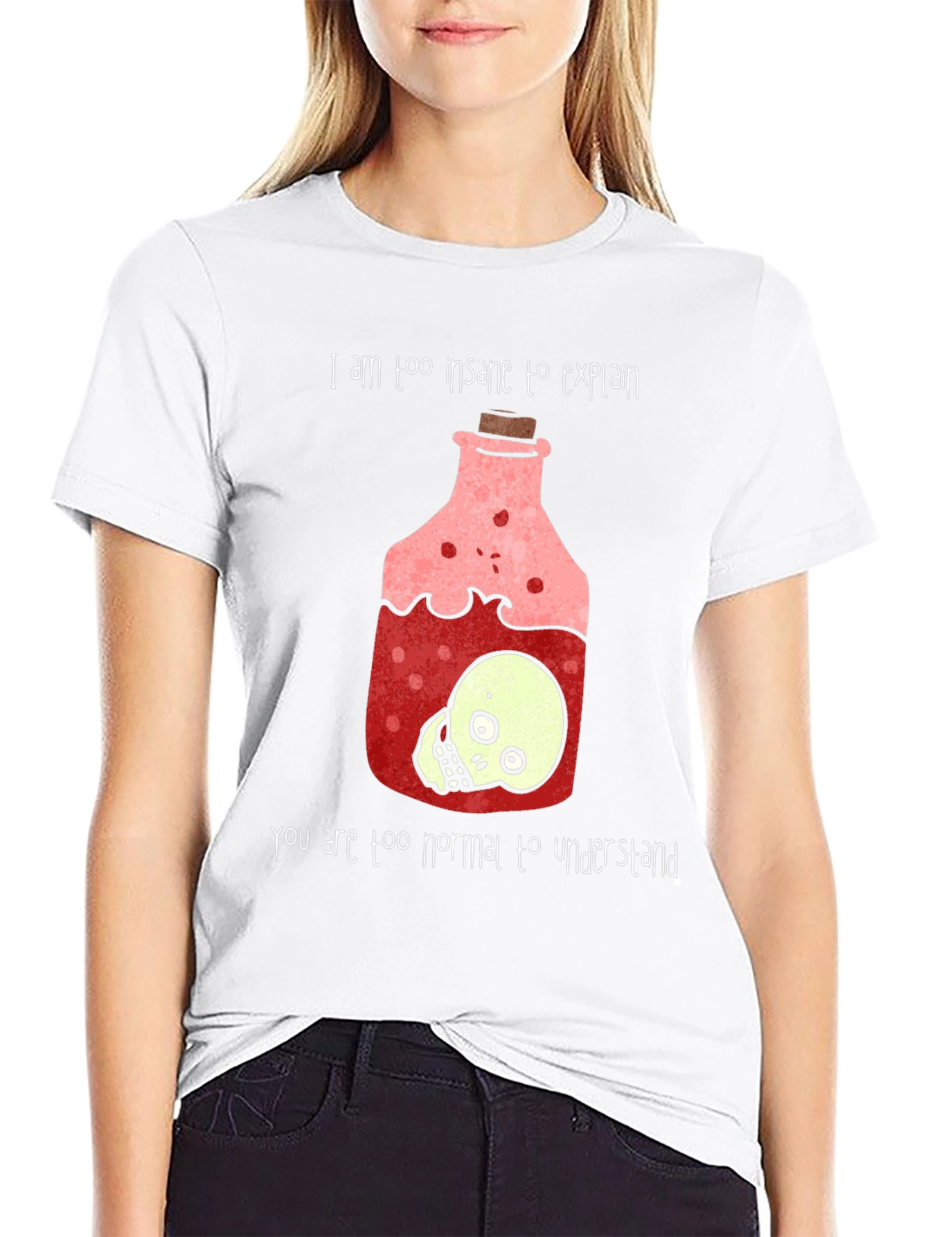 Insane Potion T-Shirt - Skull Design Tee