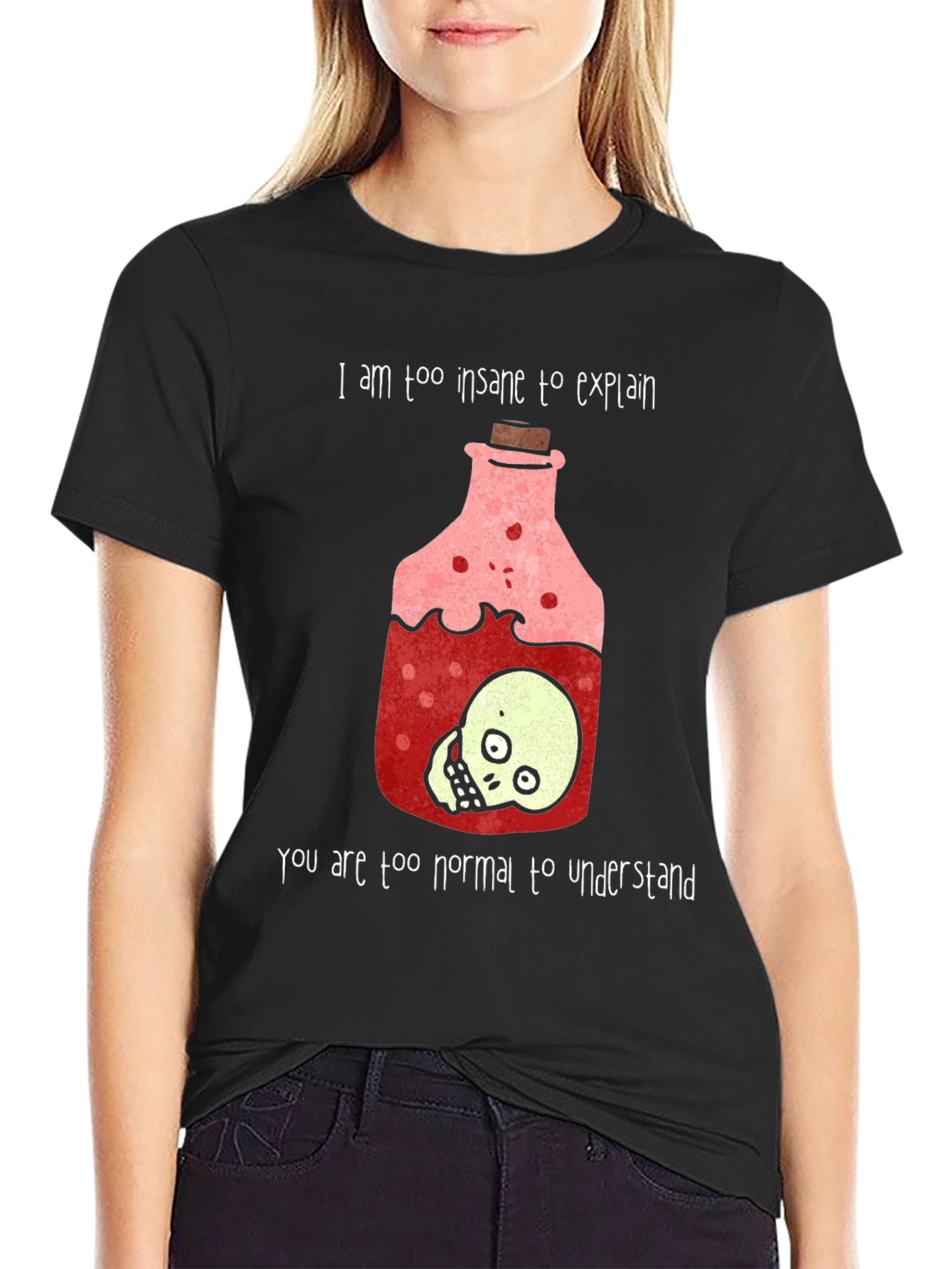 Insane Potion T-Shirt - Skull Design Tee